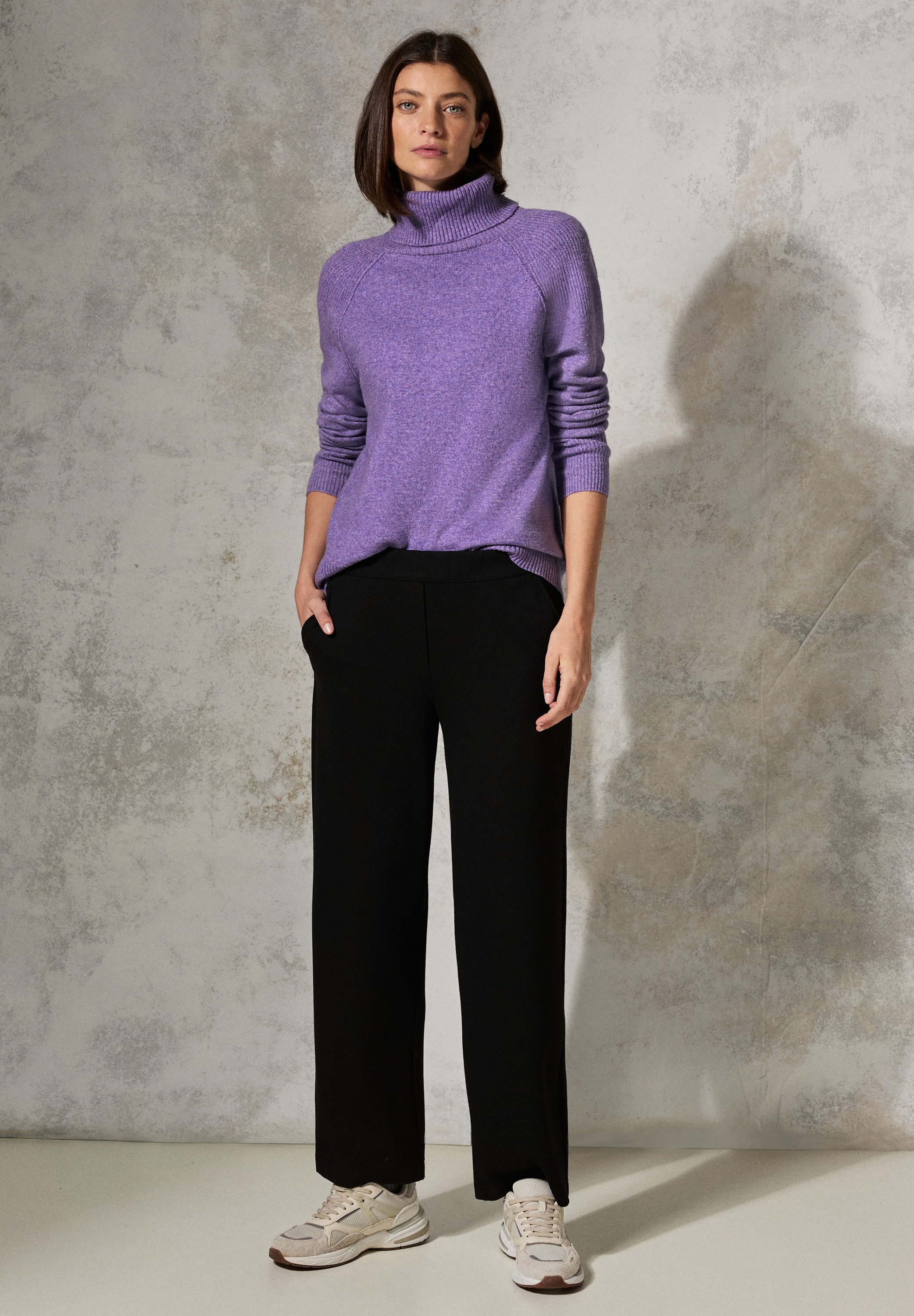 Cecil Strickpullover, im Melange Look