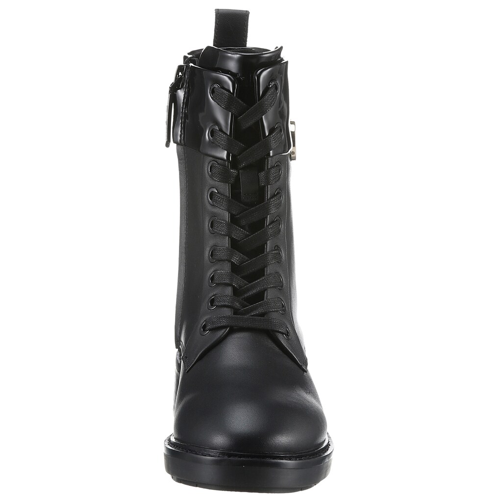 Calvin Klein Schnürstiefelette »RUBBER SOLE COMBAT BOOT W/HW«