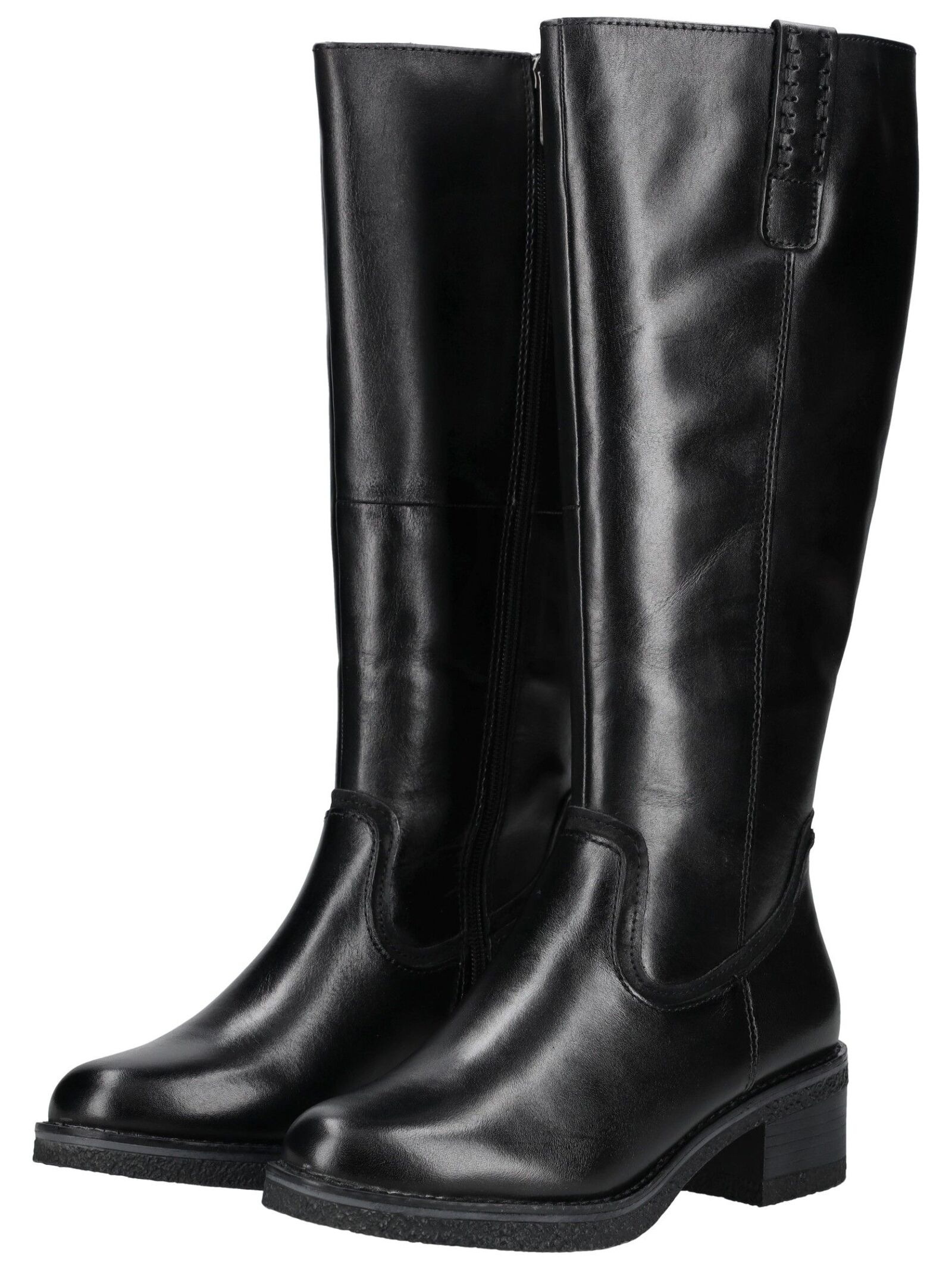 Stiefel MARCO TOZZI "Marco Tozzi Stiefel Nappaleder", Damen, Gr. 37, schwarz, Nappaleder, Schuhe Stiefel 3