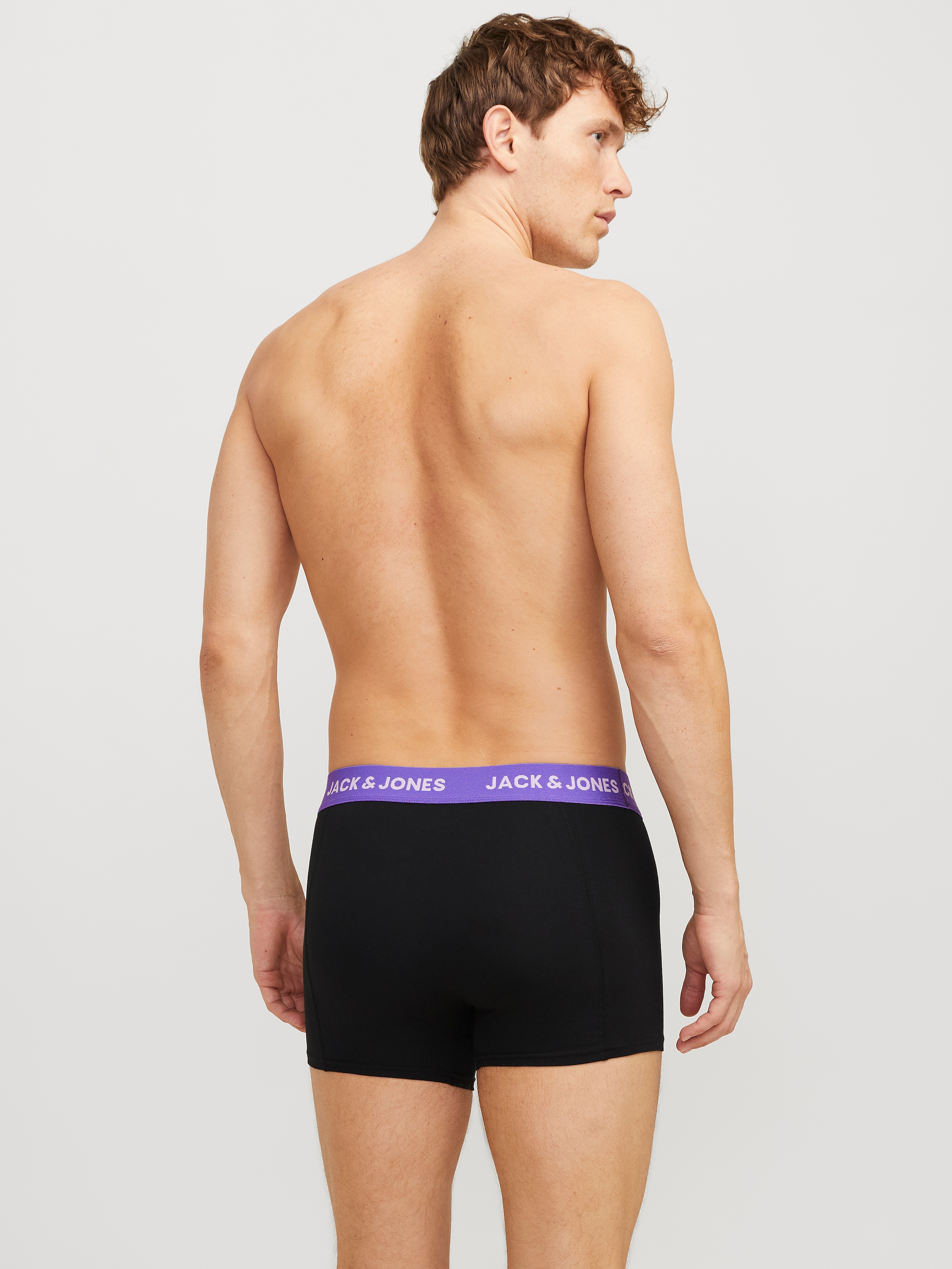 Jack & Jones Trunk »JACAXEL SOLID TRUNKS 3 PACK SN«, (3 St.), mit Logo Schriftzug