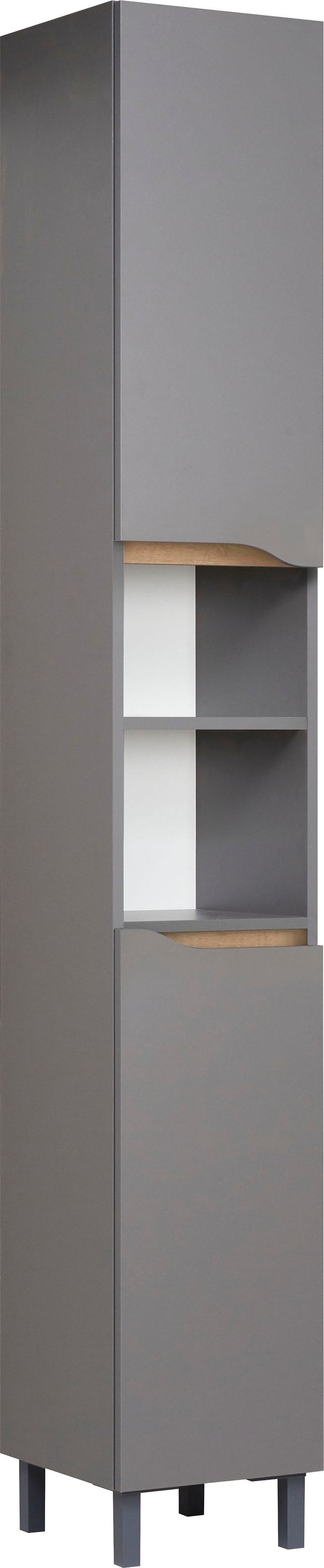 Thumbnail - Saphir Möbelfuß "Quickset Fuß-Set, 2er Set Möbelfüße eckig, Quarzgrau Glanz" 2 Stk. tlg. 10 cm hoch, Möbelbeine aus Kuns...