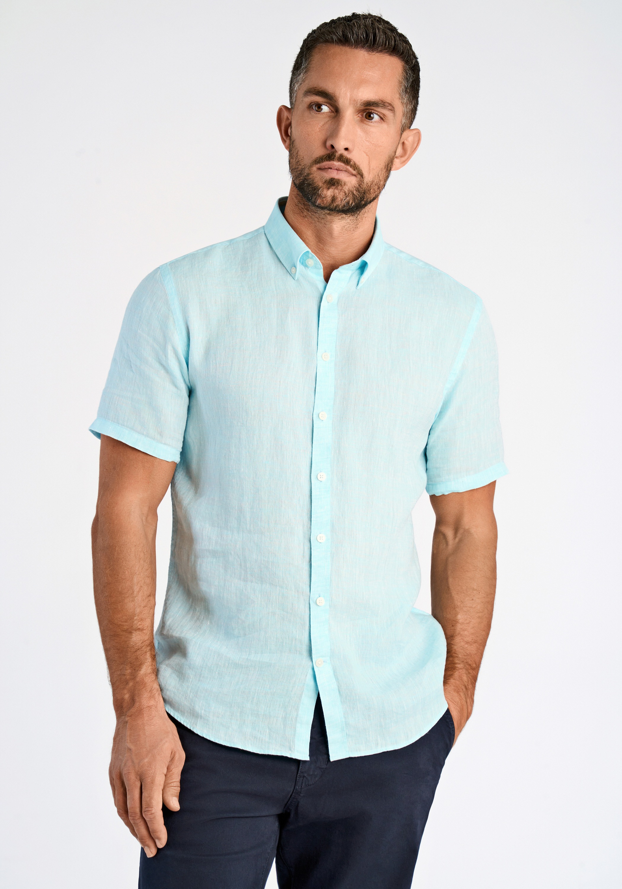 LINDBERGH Leinenhemd "Leinenhemd Modern Fit" günstig online kaufen