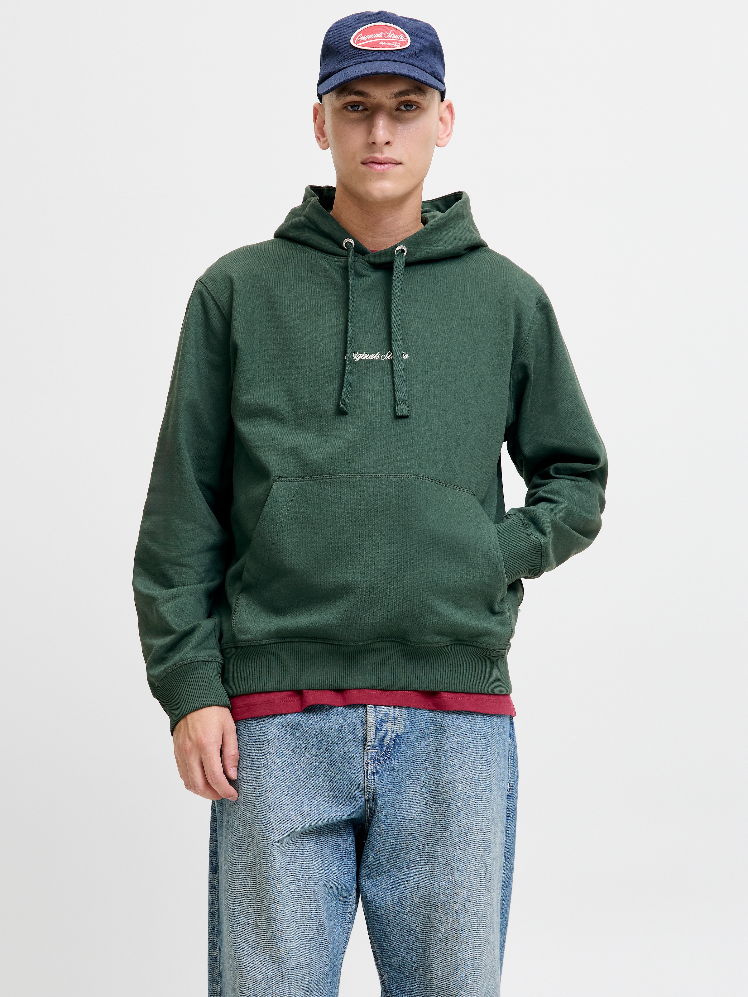 Jack & Jones Kapuzensweatshirt "JORNORREBRO EMB SWEAT HOOD NOOS", mit Logo günstig online kaufen