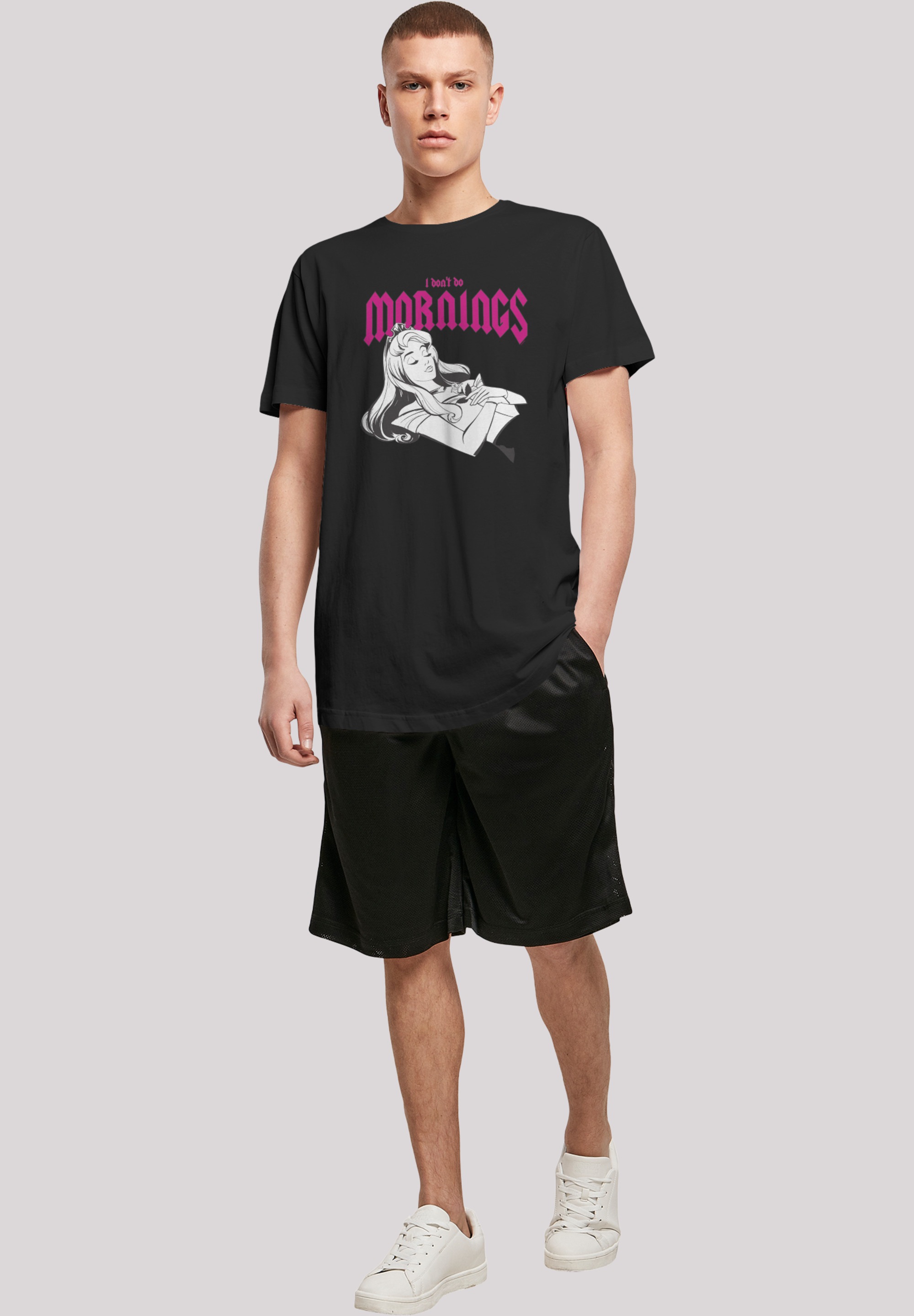 F4NT4STIC T-Shirt »Disney Sleeping Beauty Dont Do Mornings«, Print