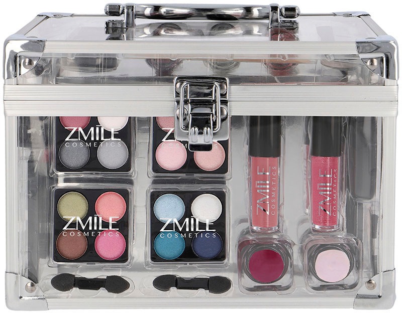 ZMILE COSMETICS Schmink-Koffer »Acrylic'«, (42 tlg.), 42 Teile für Augen, Lippen, Wangen und Nägel.