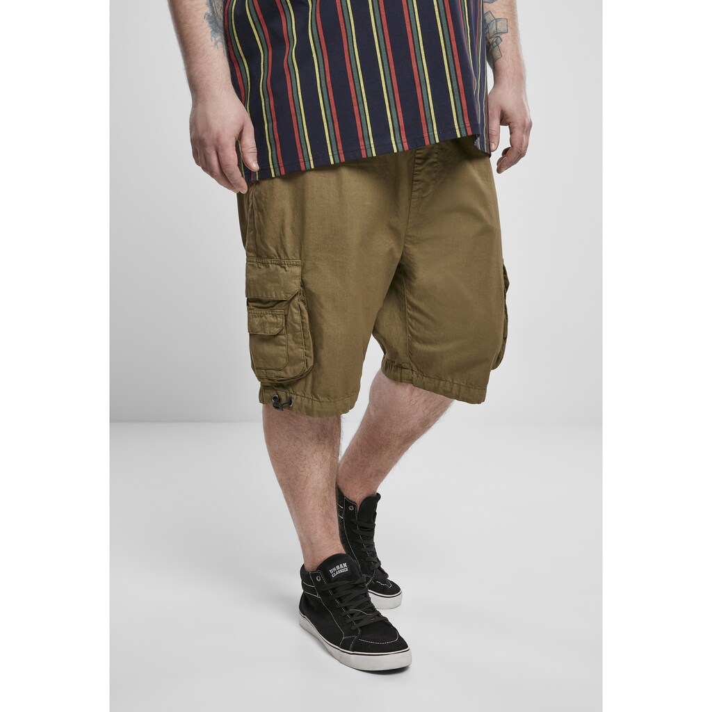 URBAN CLASSICS Stoffhose »Herren Double Pocket Cargo Shorts« (1 tlg.) GE9285 URBAN CLASSICS Stoffhose »Herren Double Pocket Cargo Shorts« (1 tlg.) GE9285