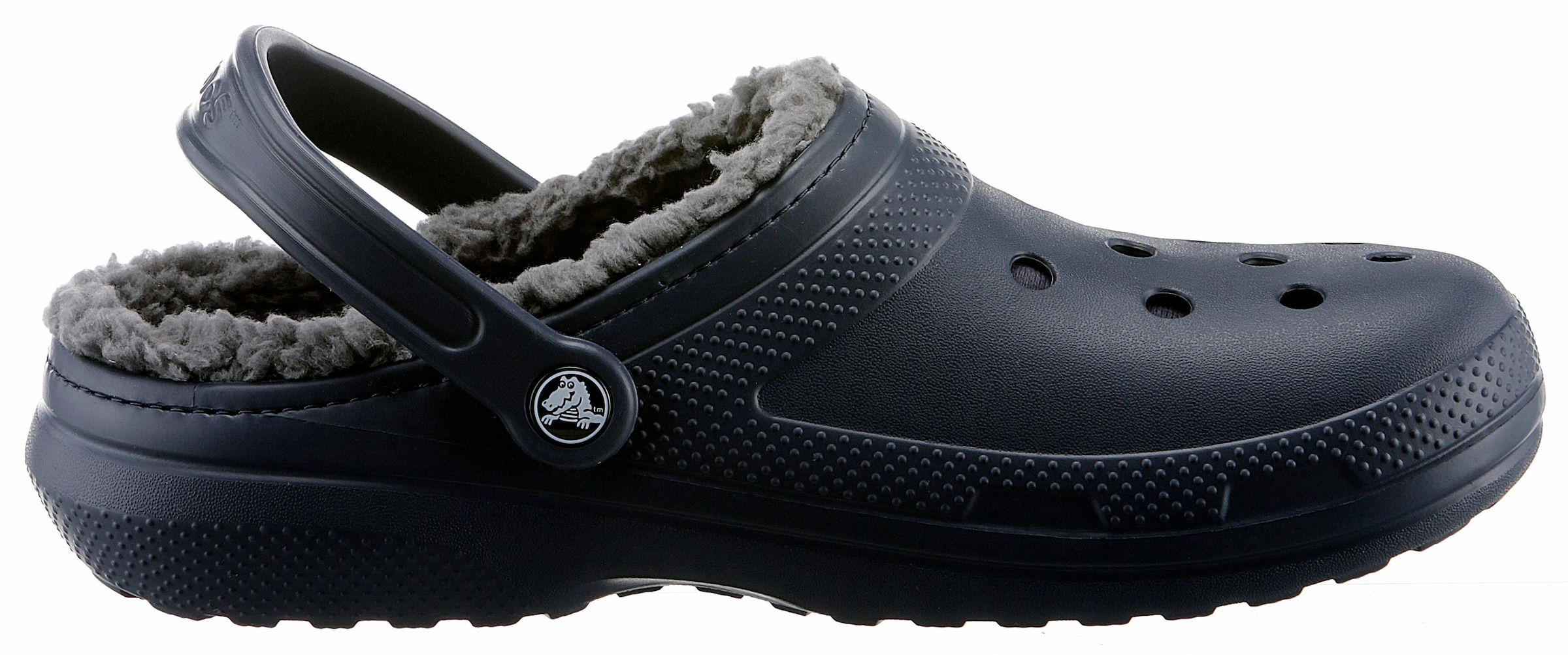 Crocs Hausschuh »Classic Lined Clog«, Gartenschuh, Schlappen, Clog, mit kuscheligem Fellimitat