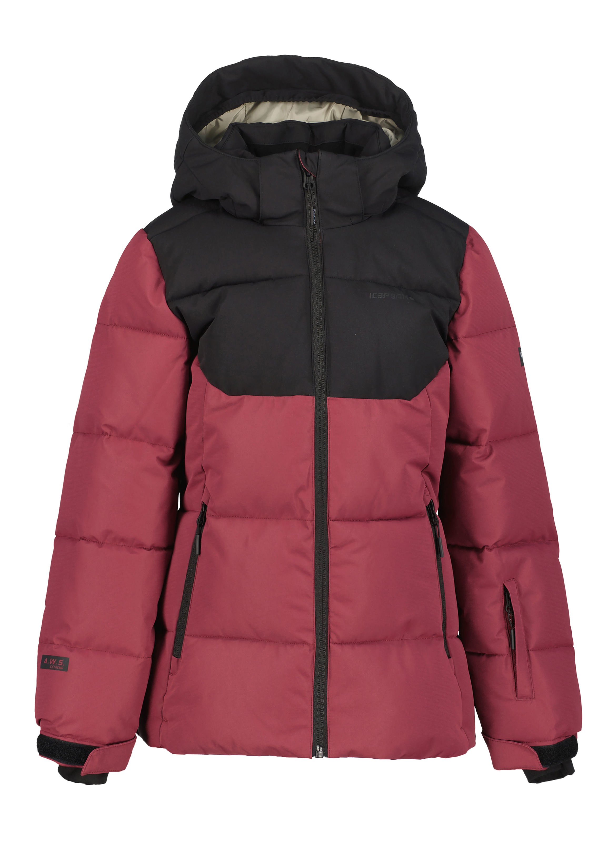 ICEPEAK Kinder Skijacke "ICEPEAK LORIS JR"wine, Gr. 152, Obermaterial: 100% Polyester, Jacken