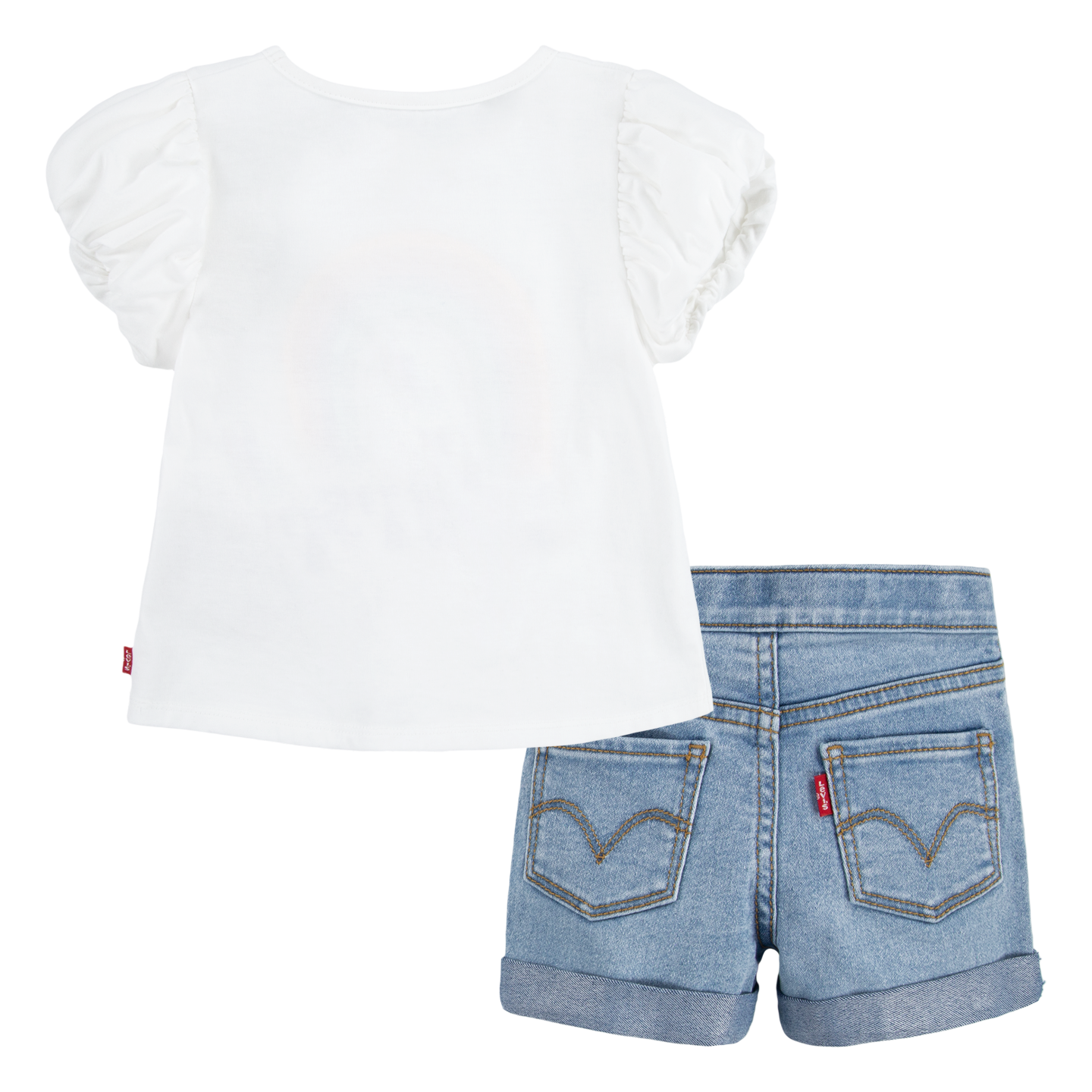 Levi's® Kids Shirt & Shorts, mit Rainbow-Print, for GIRLS