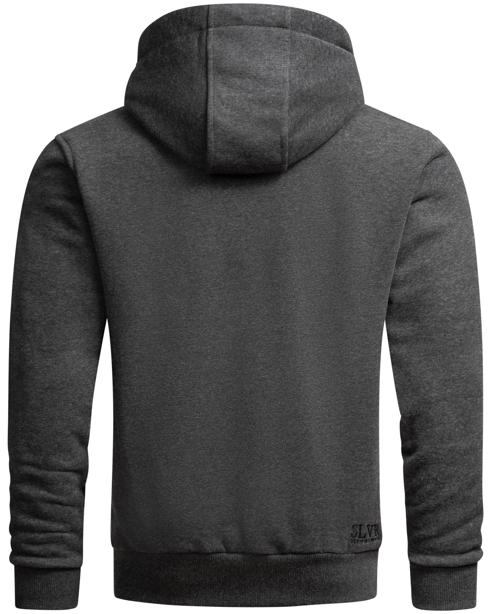 Alessandro Salvarini Sweatjacke »ASLomborio«, warme Kapuzenjacke