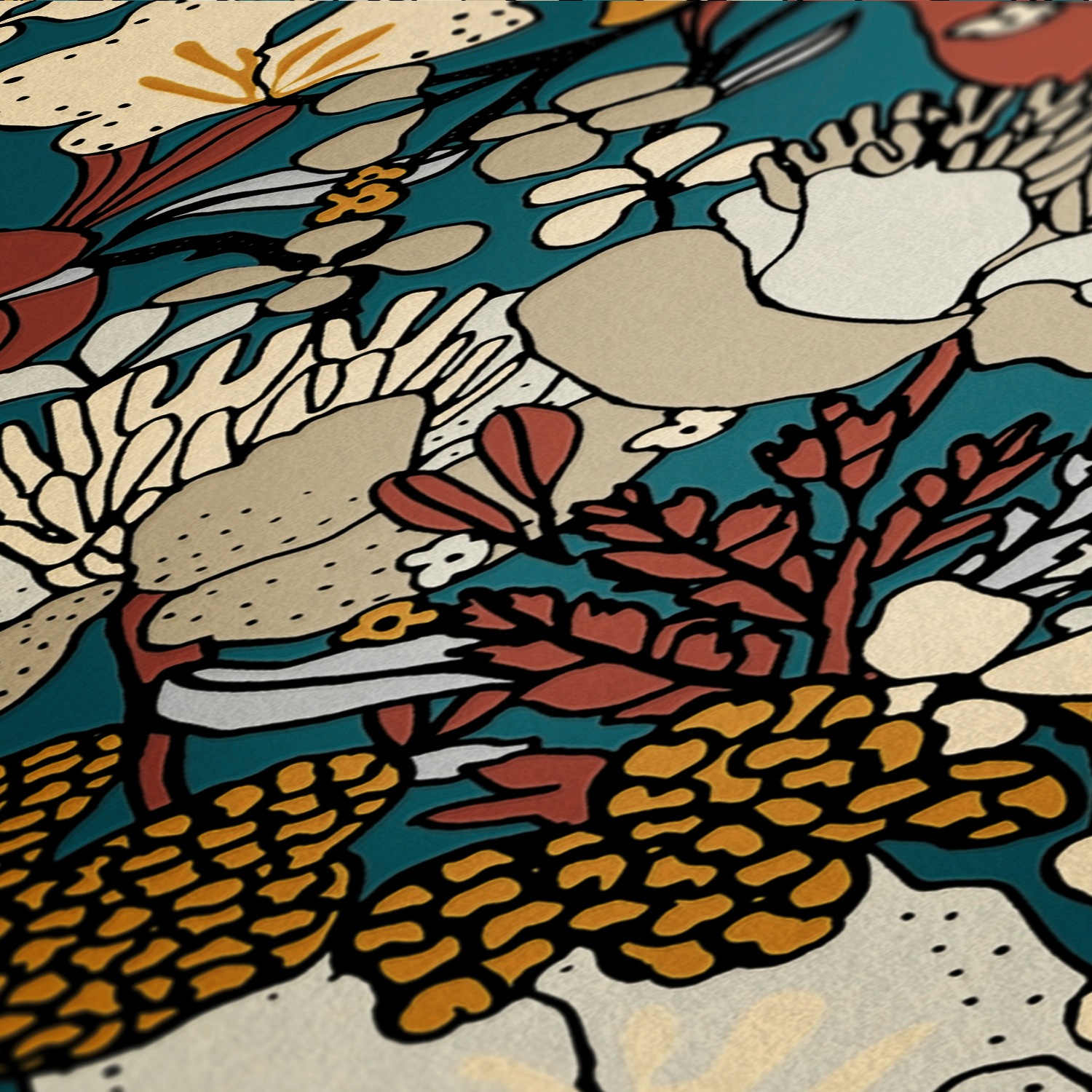 Architects Paper Vliestapete »Floral Impression«, floral-botanisch-Wald, Blumentapete Tapete Dschungel Tapeten Wohnzimmer Schlafzimmer Küche