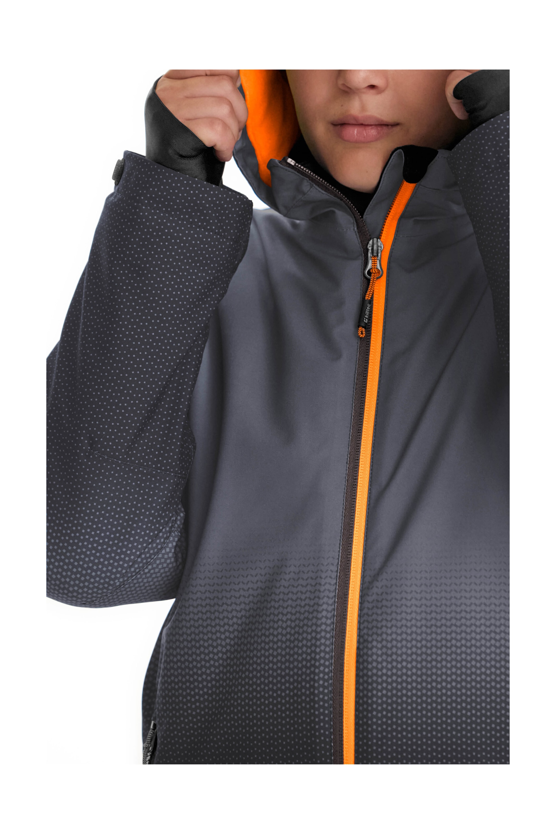 Killtec Outdoorjacke »Lynge BYS JCKT E«, Wasserdichte Funktionsjacke mit Schneefang und coolem Design