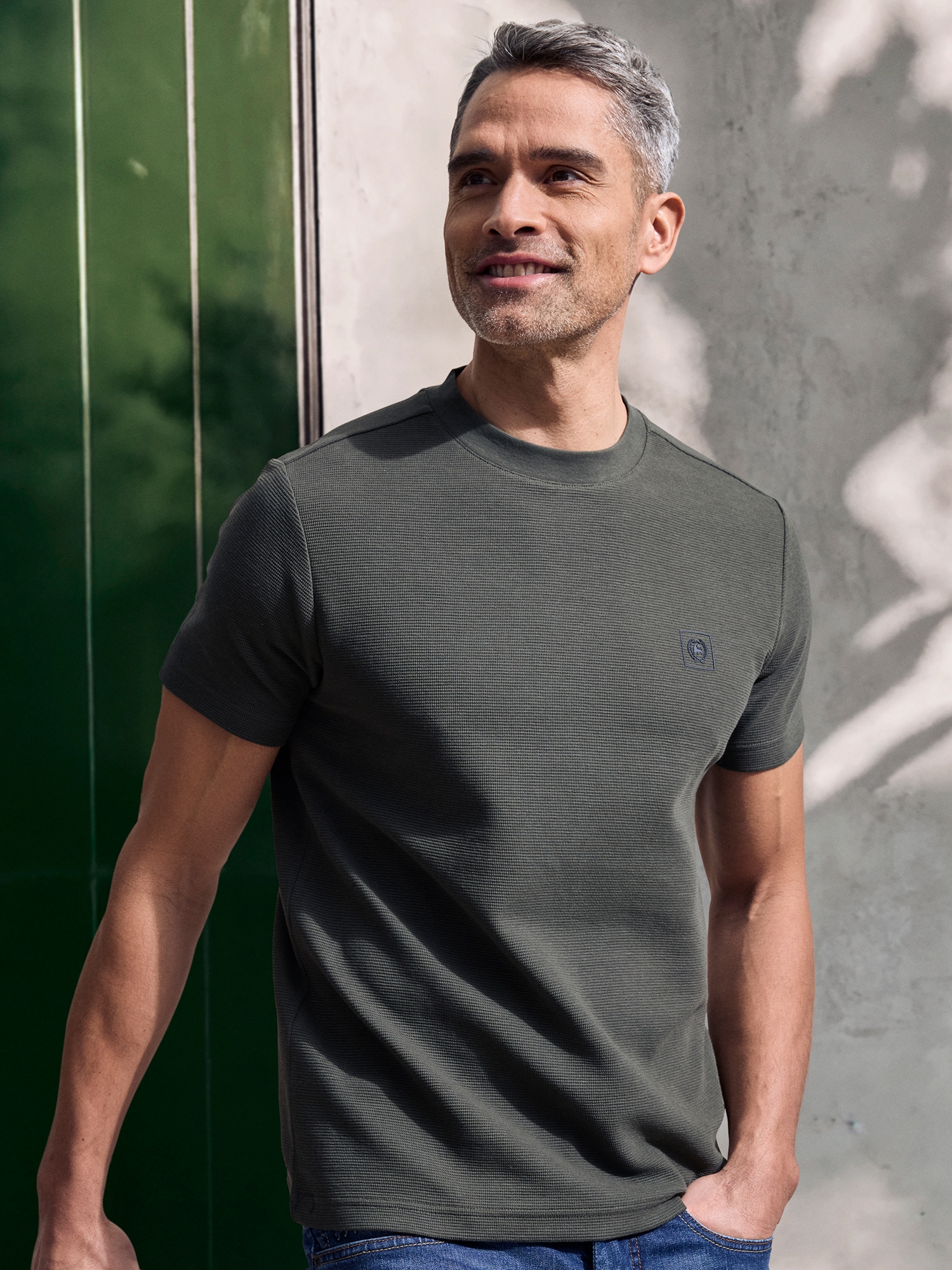 LERROS T-Shirt »LERROS Herren T-Shirt in Strukturqualität«