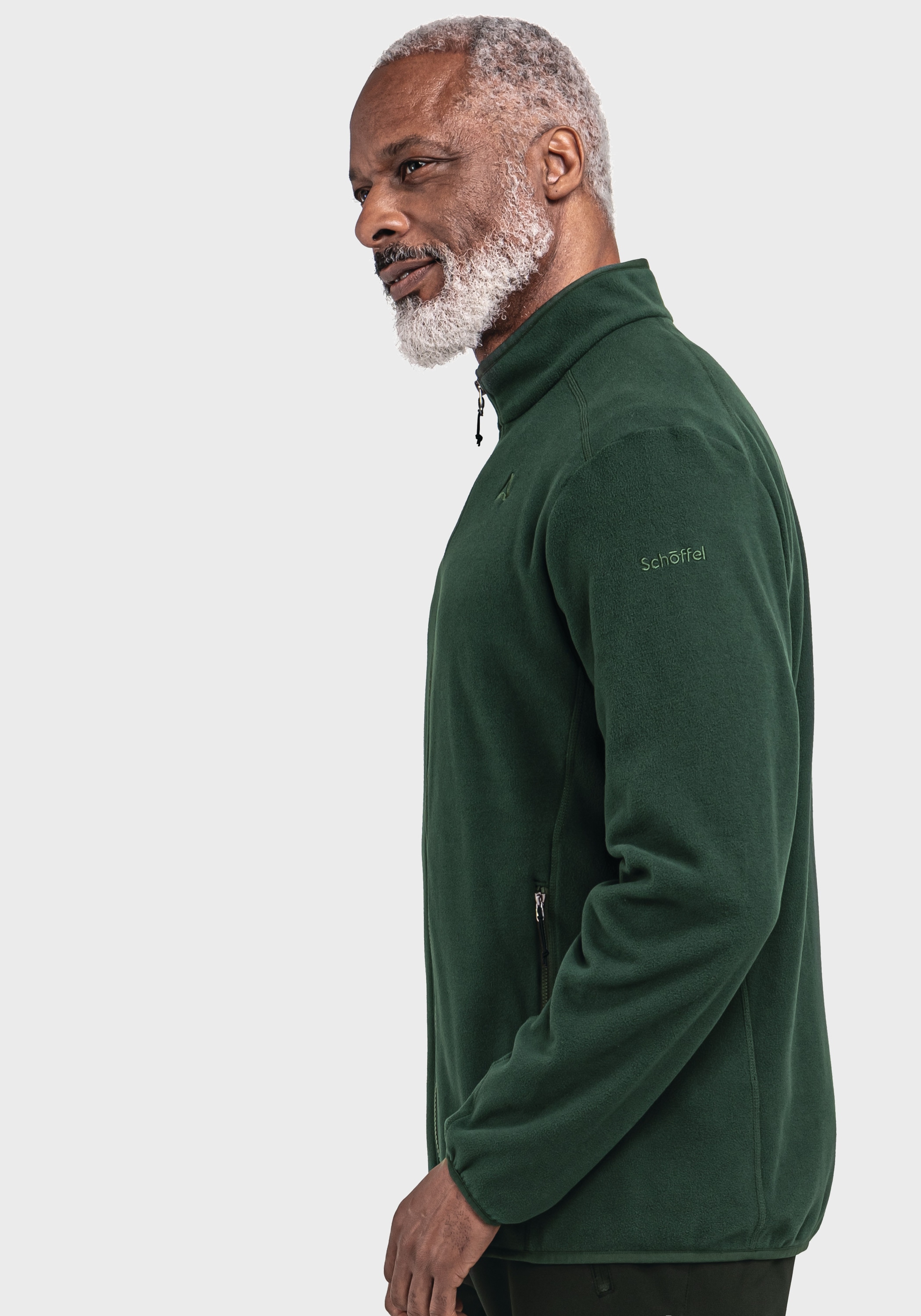 Schöffel Fleecejacke »Hiking Fleece Jk Style Ash MNS«, ohne Kapuze