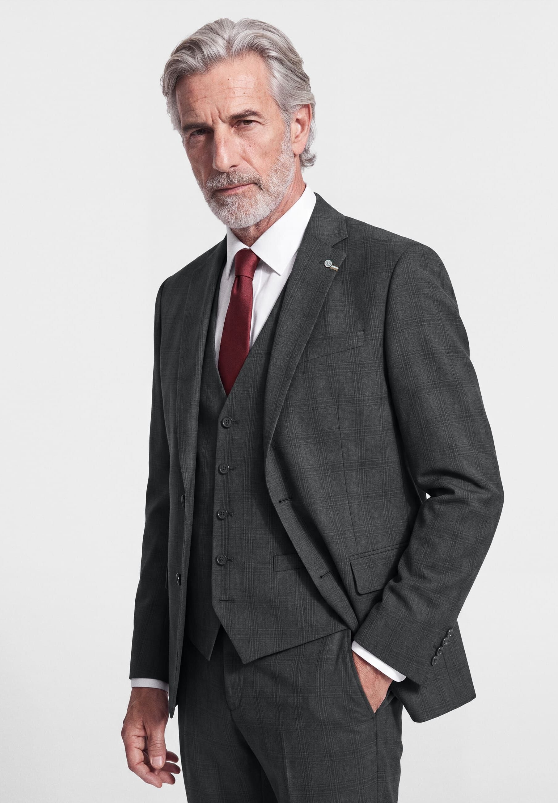 BENVENUTO. Anzug »BENVENUTO. Anzug 5920001« regular fit mit klassischem Reverskragen
