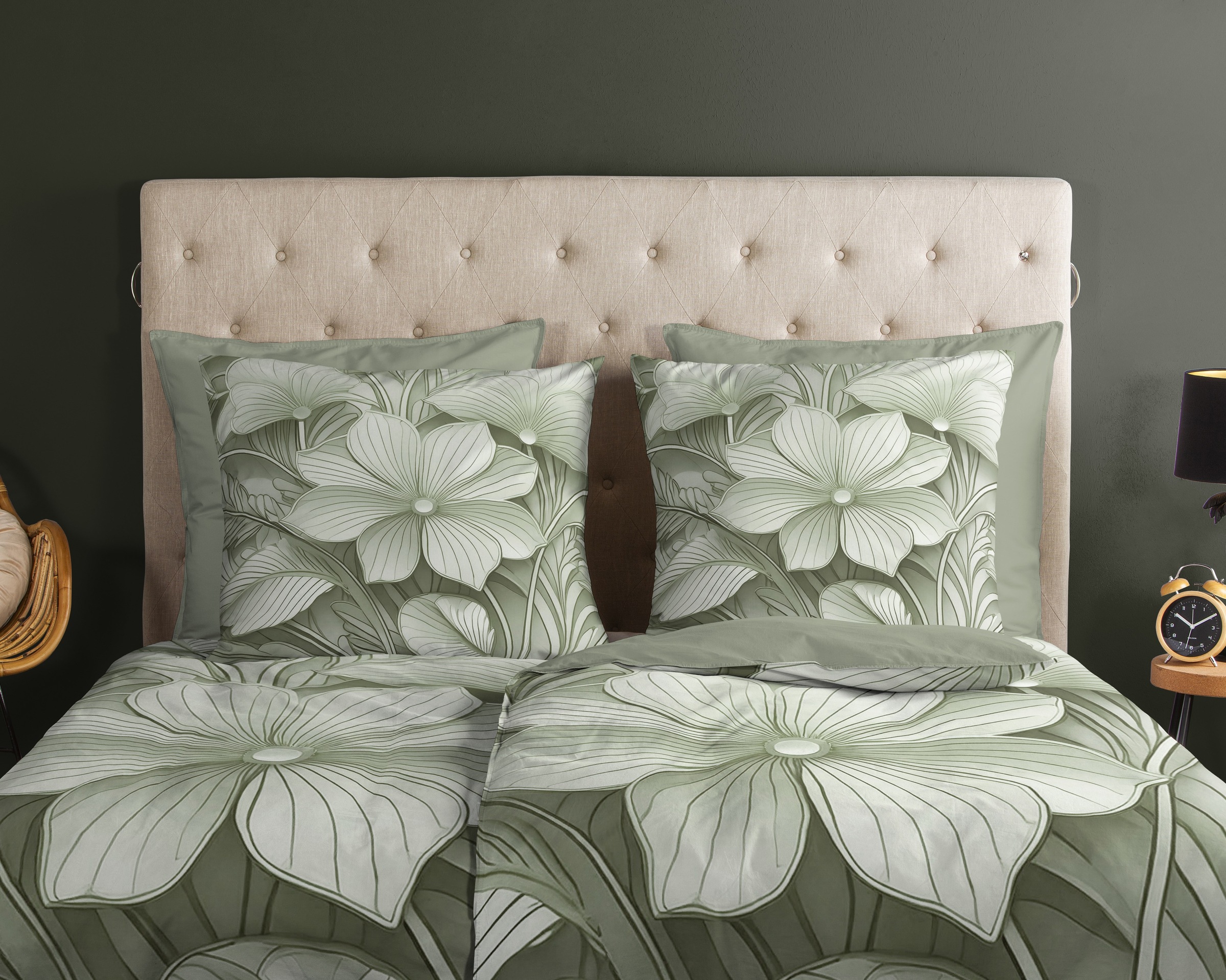 good morning Wendebettwäsche "Artdeco" 3 Stk. 100% Baumwolle, Renforcé, Rei günstig online kaufen