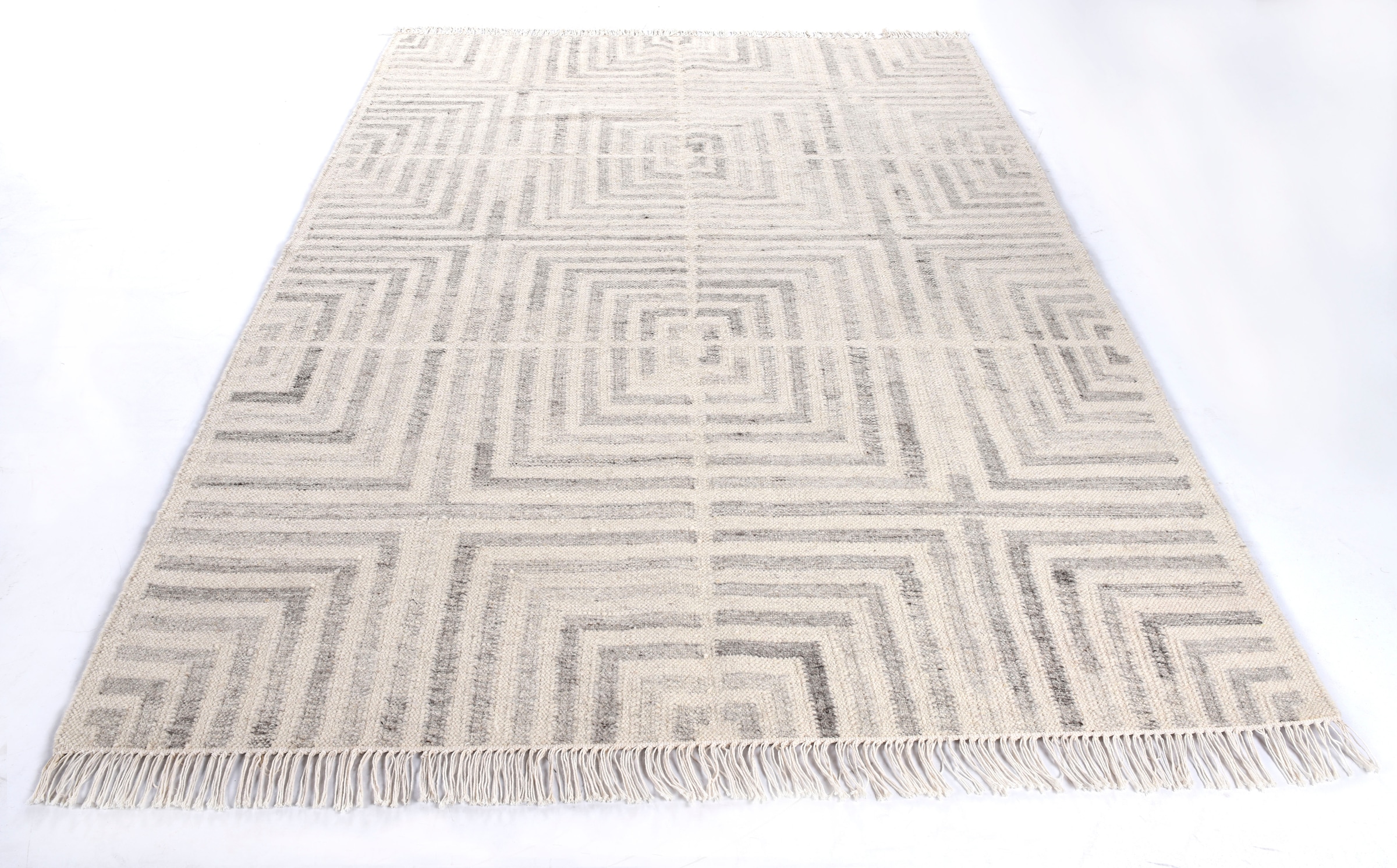 TOM TAILOR HOME Teppich "Square Kelim" rechteckig 5 mm Höhe handgewebt, mit günstig online kaufen