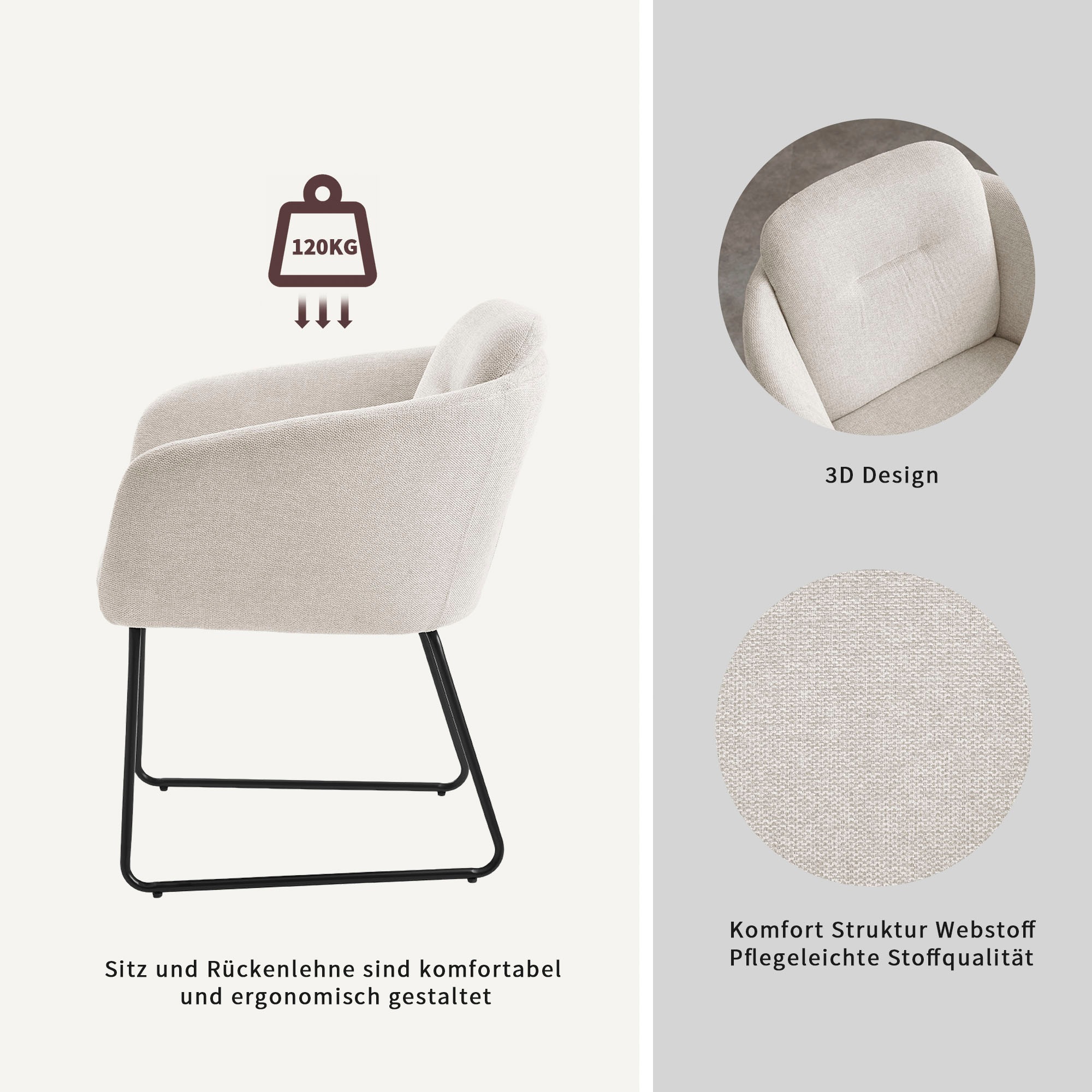 Thumbnail - INOSIGN Esszimmerstuhl "Sphere" (Set) 2 Stk.