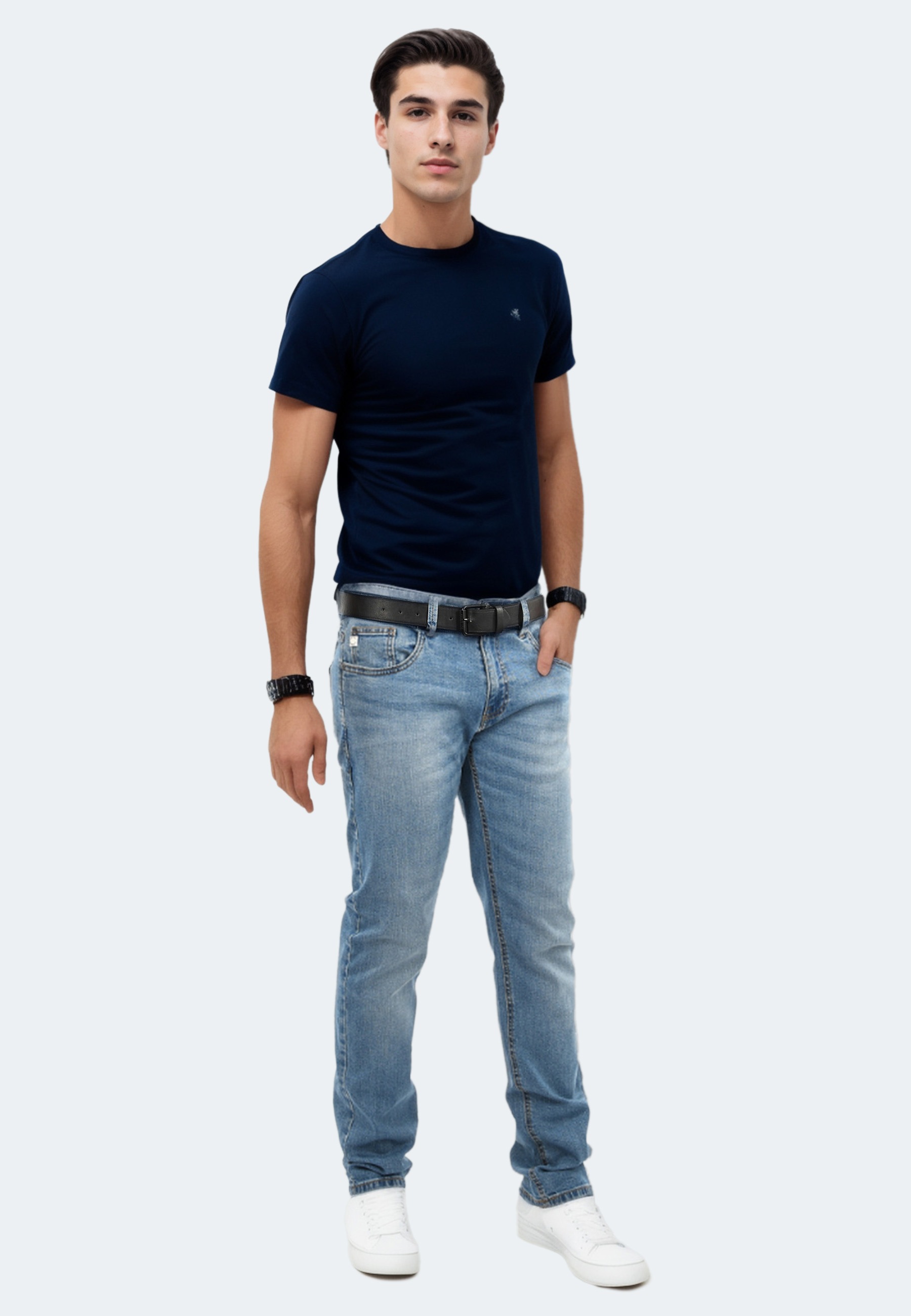 Indicode Regular-fit-Jeans "Ingianluca", Stretch mit Elasthan günstig online kaufen