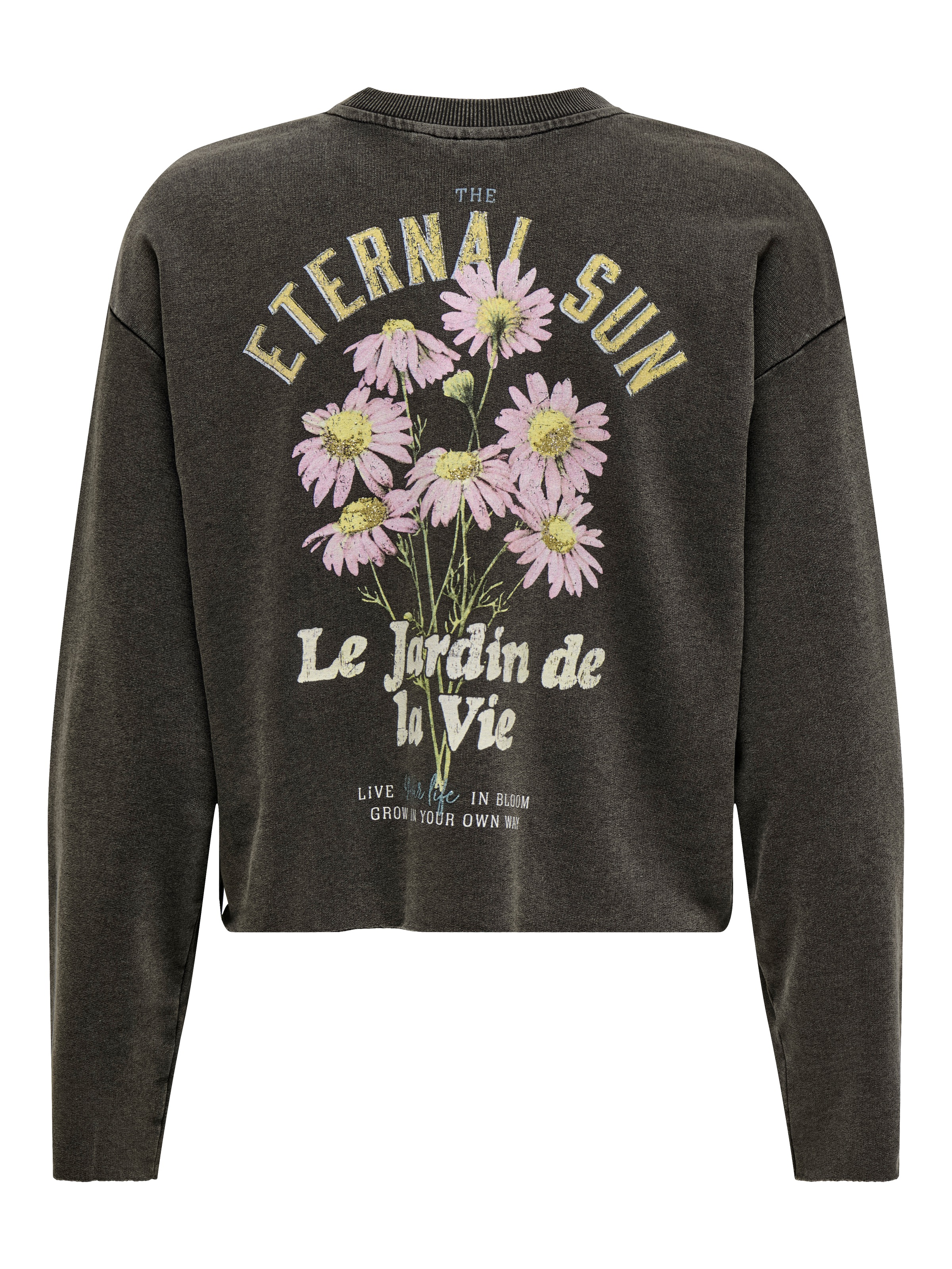 ONLY Sweatshirt "ONLLUCINDA L/S FLOWERS O-NECK UB SWT" günstig online kaufen