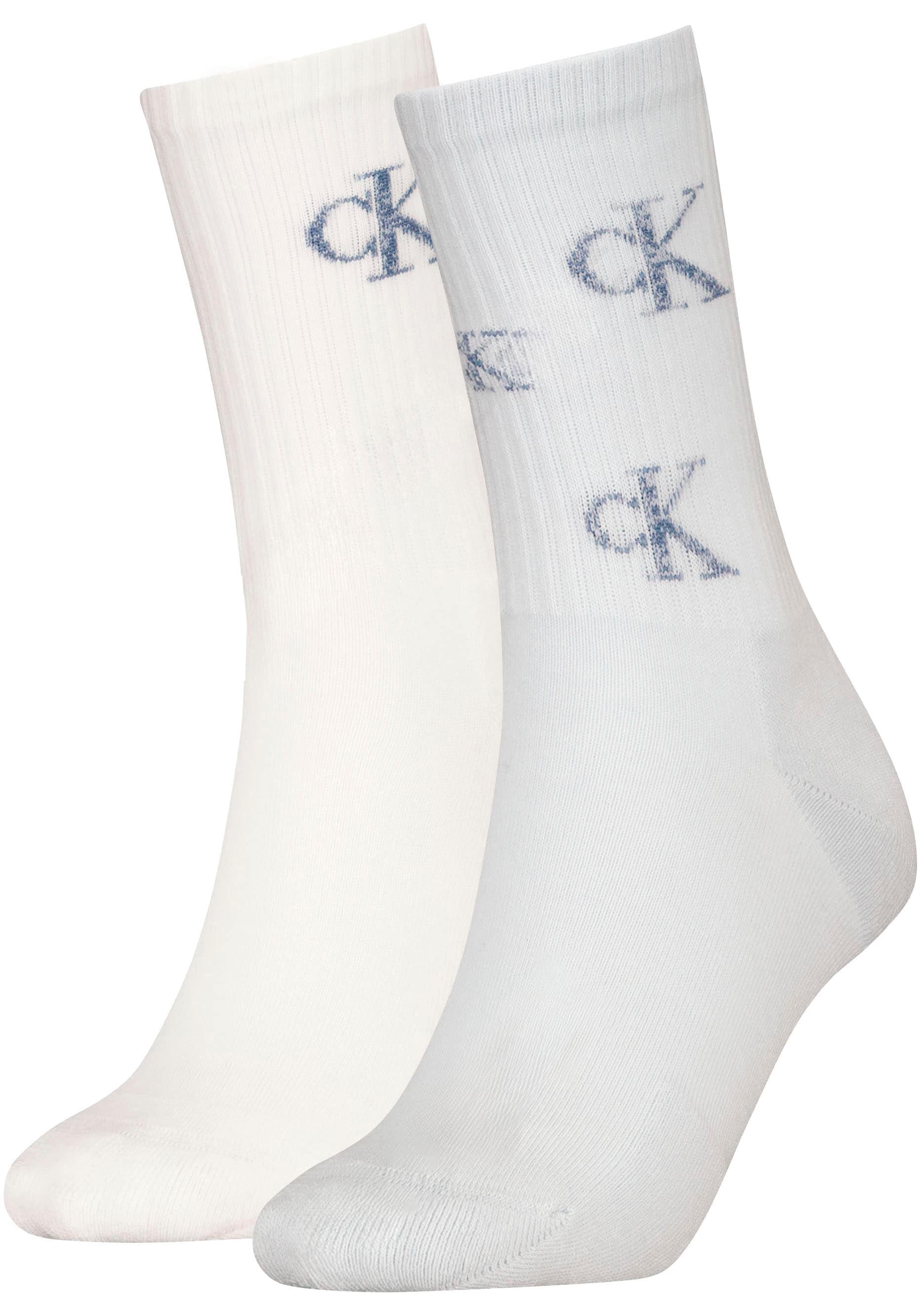 Socken, (2 Paar), mit Logostickerei