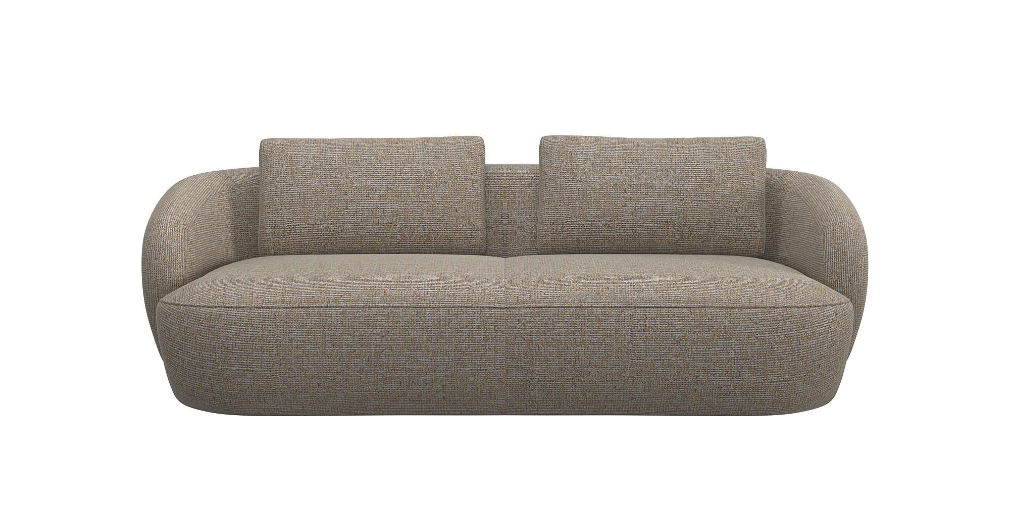 FLEXLUX 3-Sitzer "Torino, rund und bequem, Couch, Dreisitzer", Modernes, or günstig online kaufen
