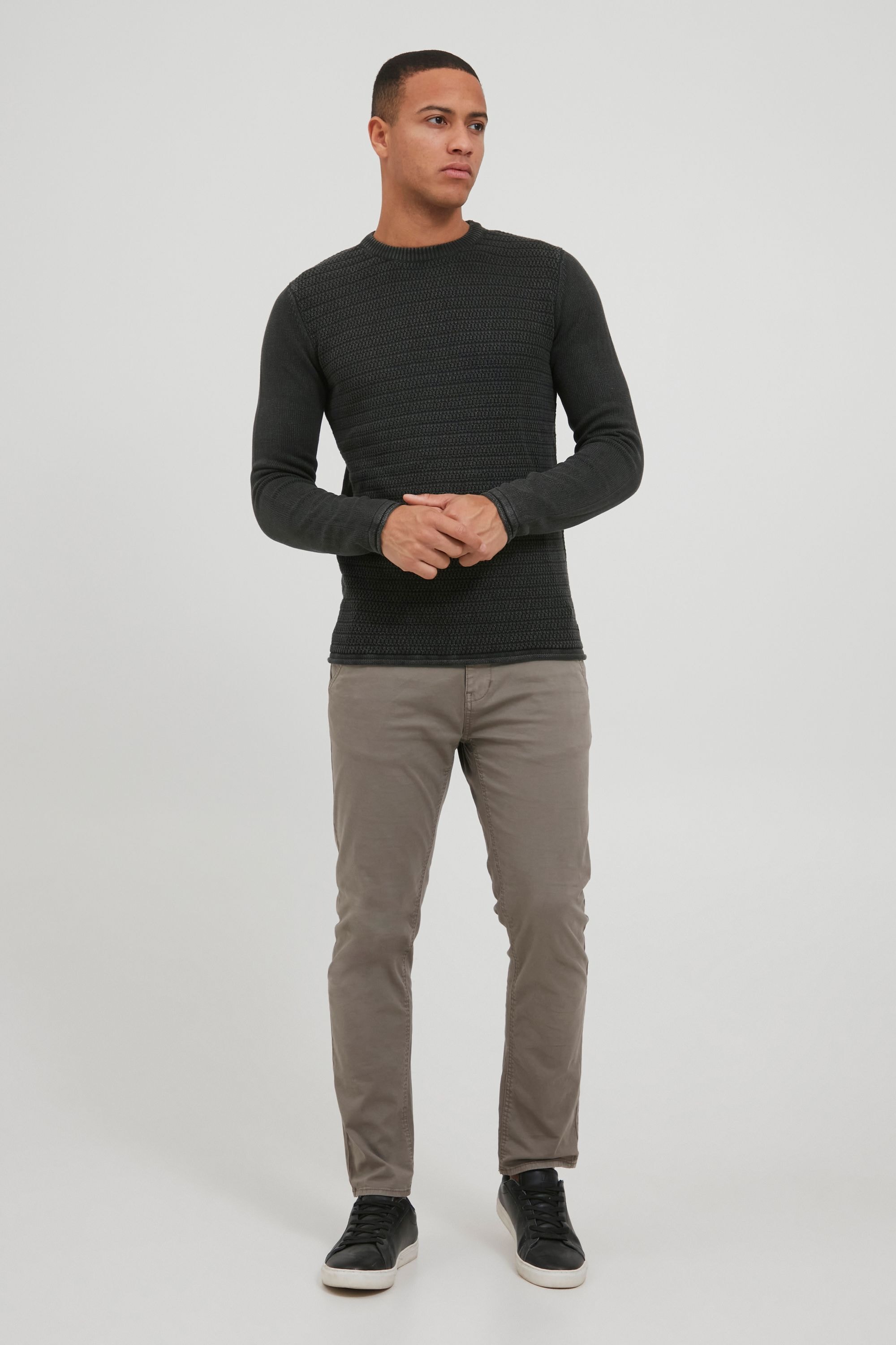 Blend Strickpullover »BHTaavi« Stilvoller Grobstrick-Pullover mit Rundhalsausschnitt