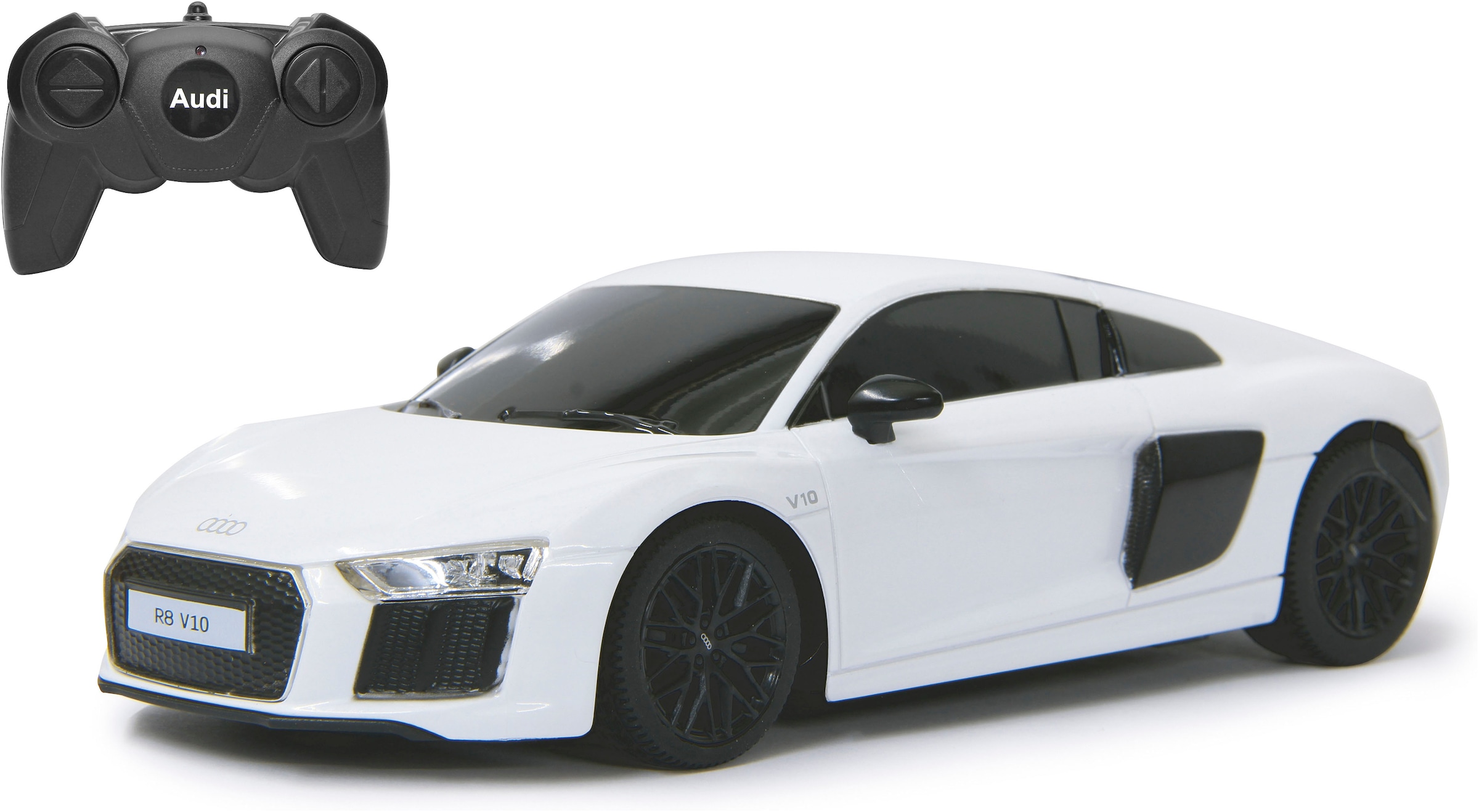 Jamara RC-Auto »Deluxe Cars, Audi R8 2015, 1:24, weiss 2,4GHz«
