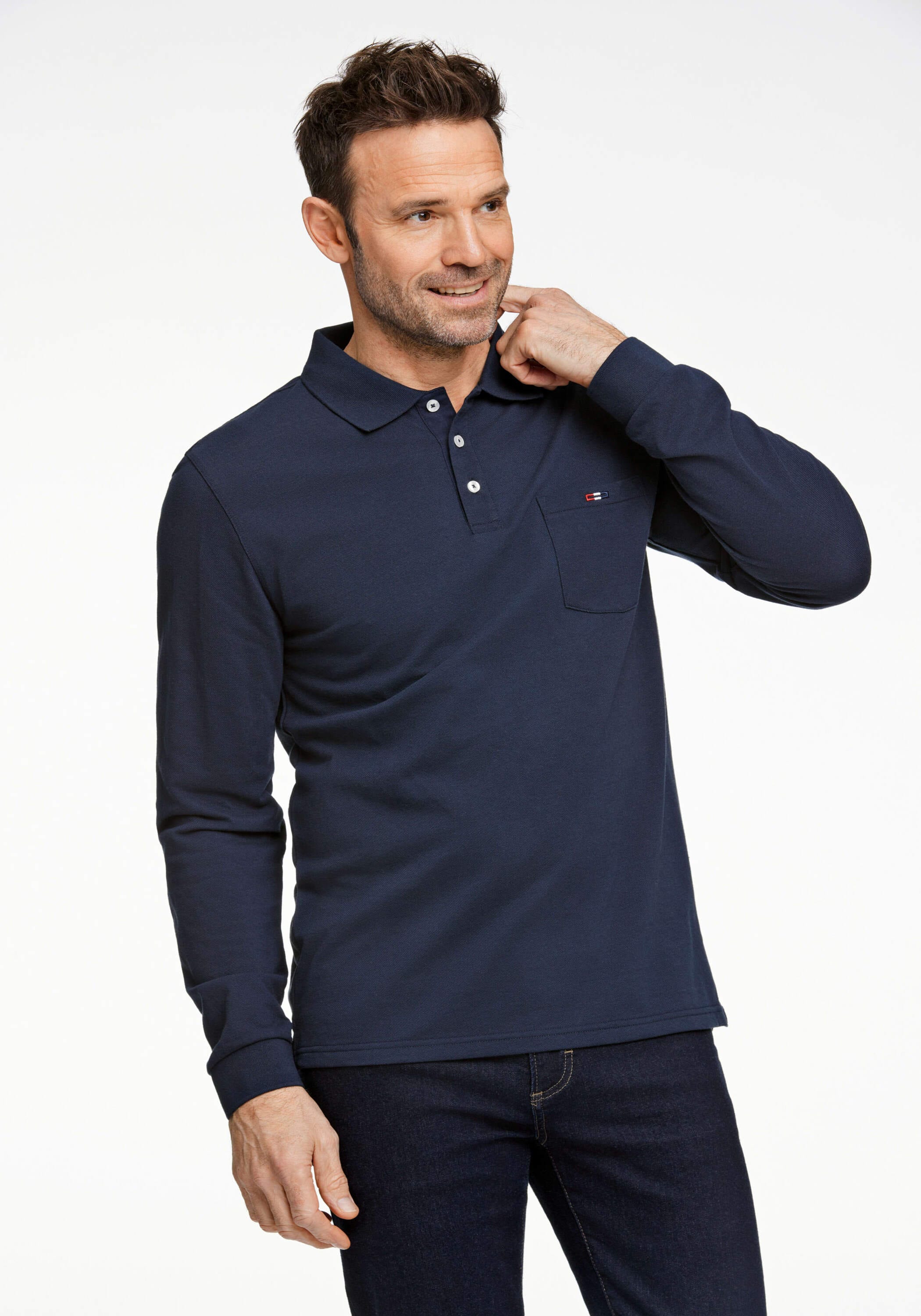 BISON Poloshirt "BISON Poloshirt" günstig online kaufen