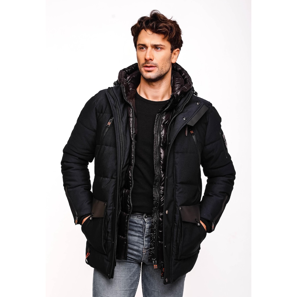 Stone Harbour Winterjacke »Mitjaa«, mit Kapuze