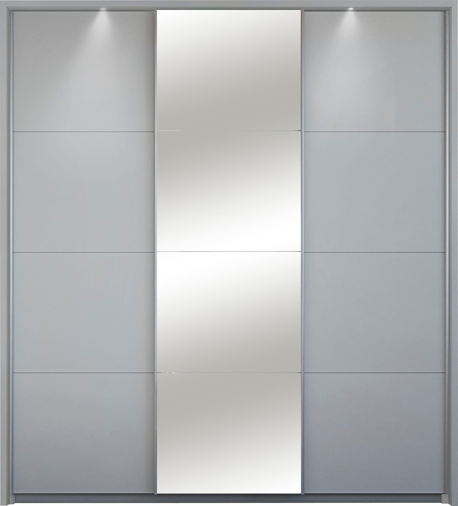 Thumbnail - rauch Schwebetürenschrank "Kleiderschrank Schrank Garderobe Wäscheschrank TOMA mit Passepartout", inkl. Regaleinsatz sow...