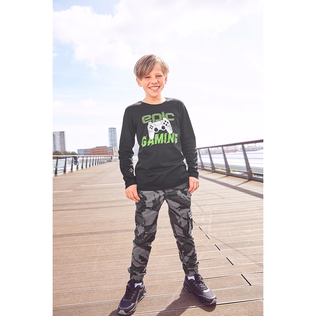 KIDSWORLD Langarmshirt »EPIC GAMING«