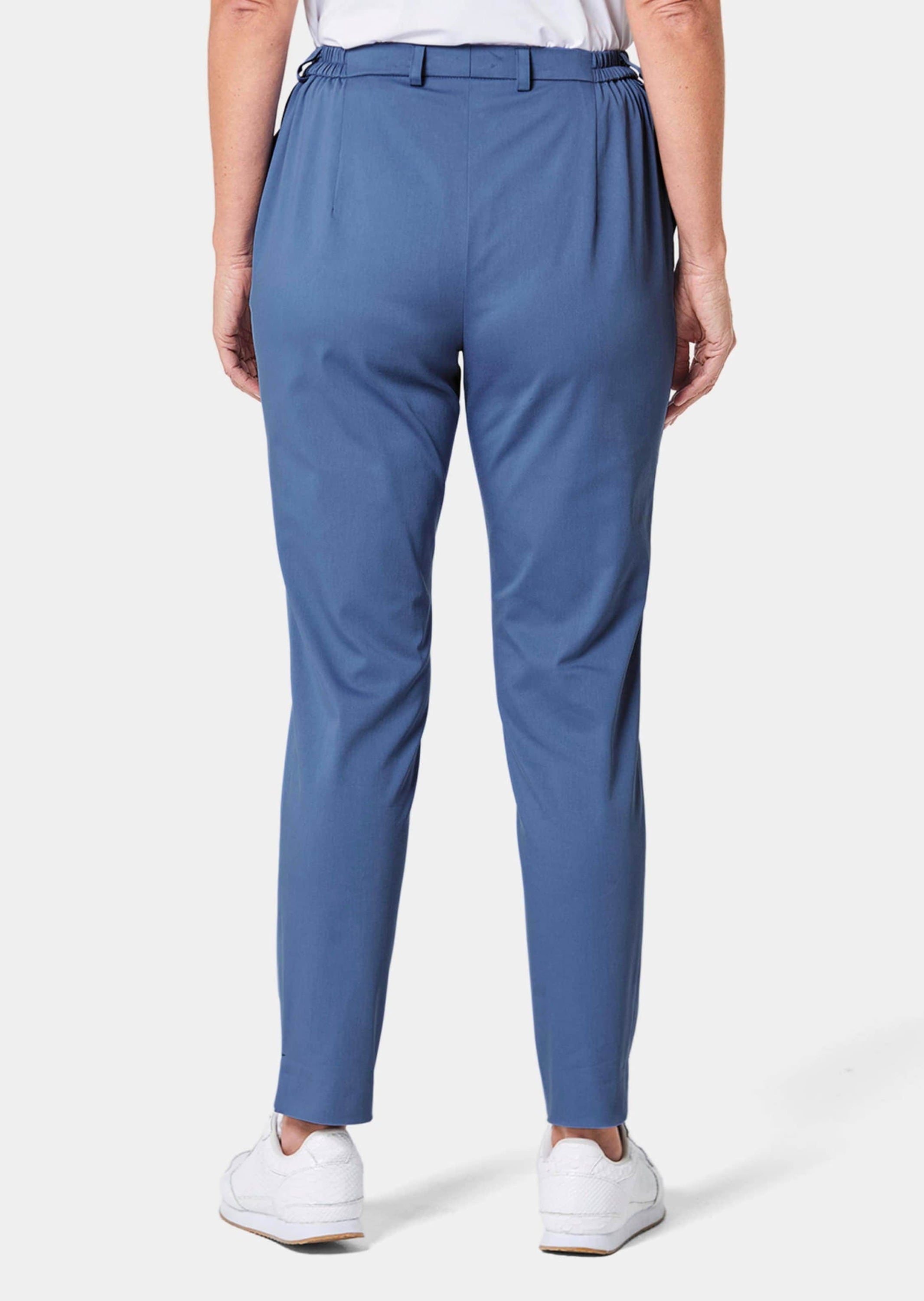 GOLDNER Stoffhose »Satinhose Anna Sportive Hose Anna aus trageangenehmen Satin«