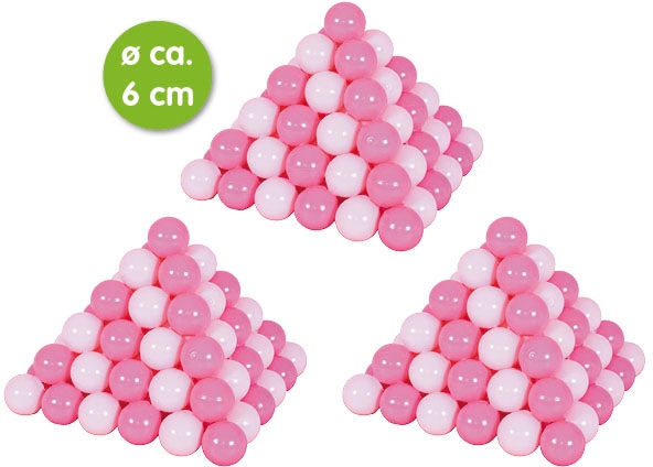 Knorrtoys® Bällebad-Bälle »300 Stück, soft pink«, (300), 300 Stück