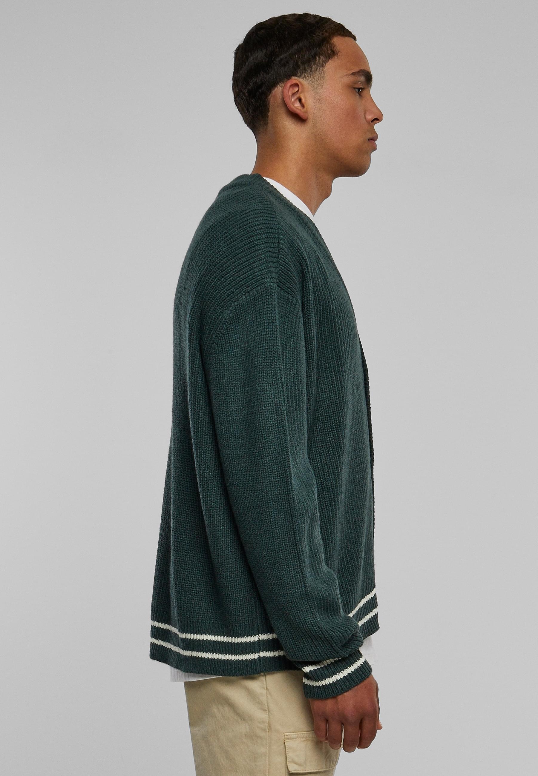 URBAN CLASSICS Strickjacke »Urban Classics Herren Sporty Boxy Cardigan«