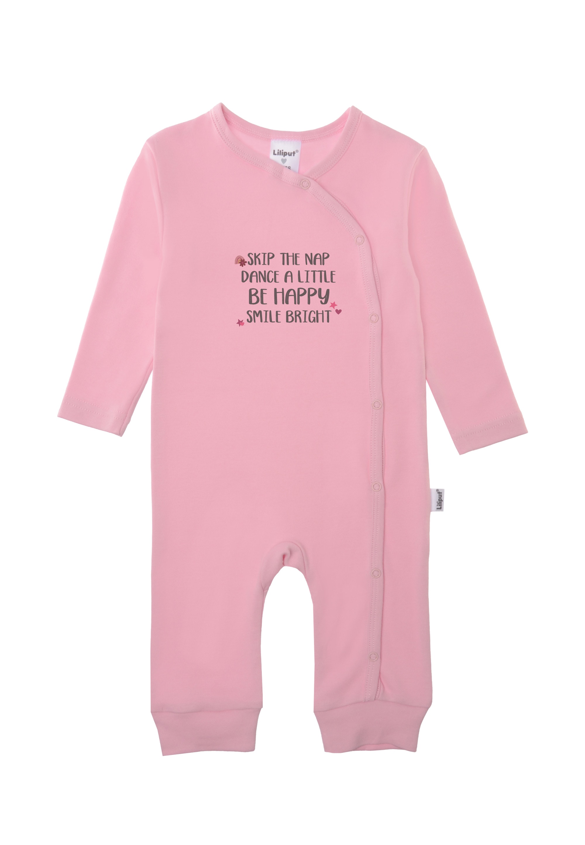 Liliput Jumpsuit "Be happy", mit praktischer Druckknopfleiste