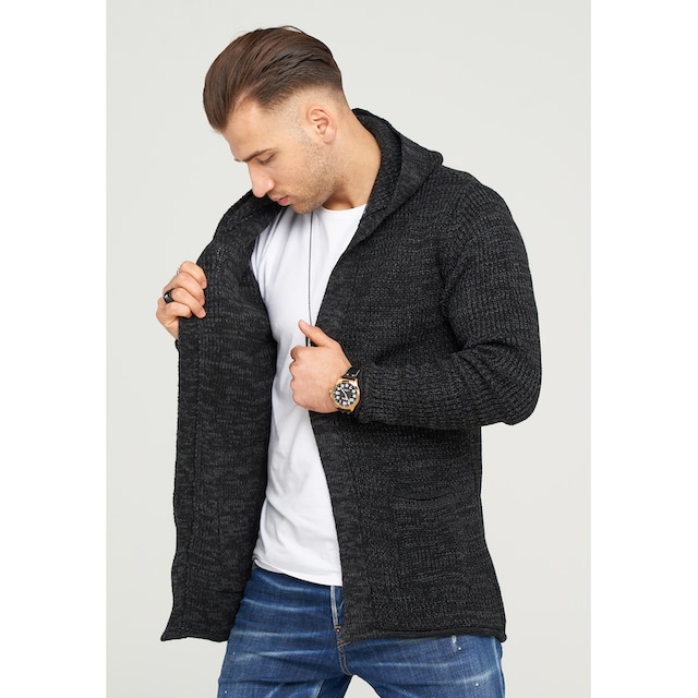 behype Strickjacke »NELIAN«, im Grobstrick-Stil ▷ kaufen | BAUR