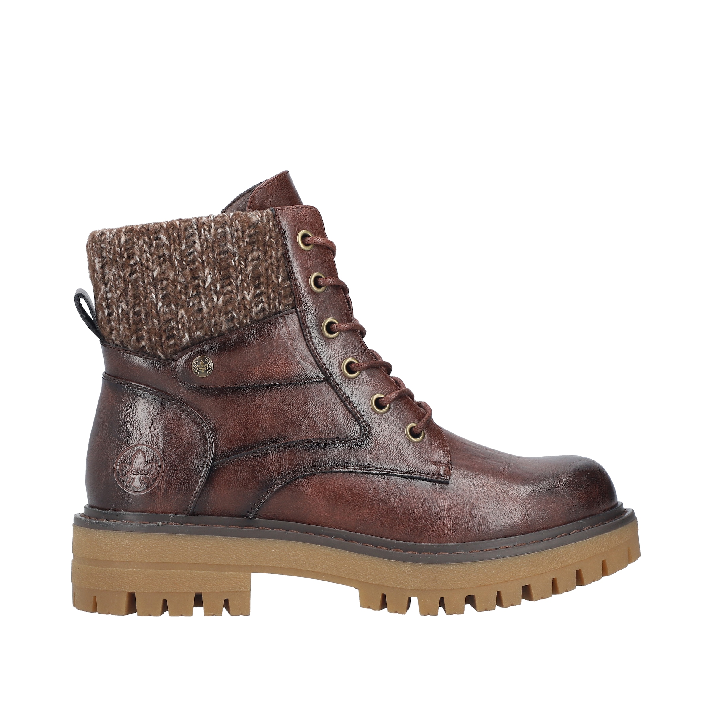 Rieker Winterboots  Schnürboots, Schnürstiefelette in Used-Optik