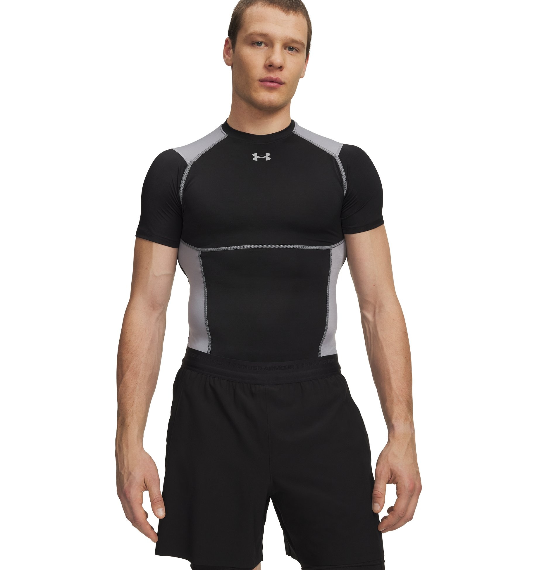 Under Armour Trainingsshirt "UA HG ELITE COMP SS" kurzärmelig, für Fitness, mit 4-Wege-Stretch