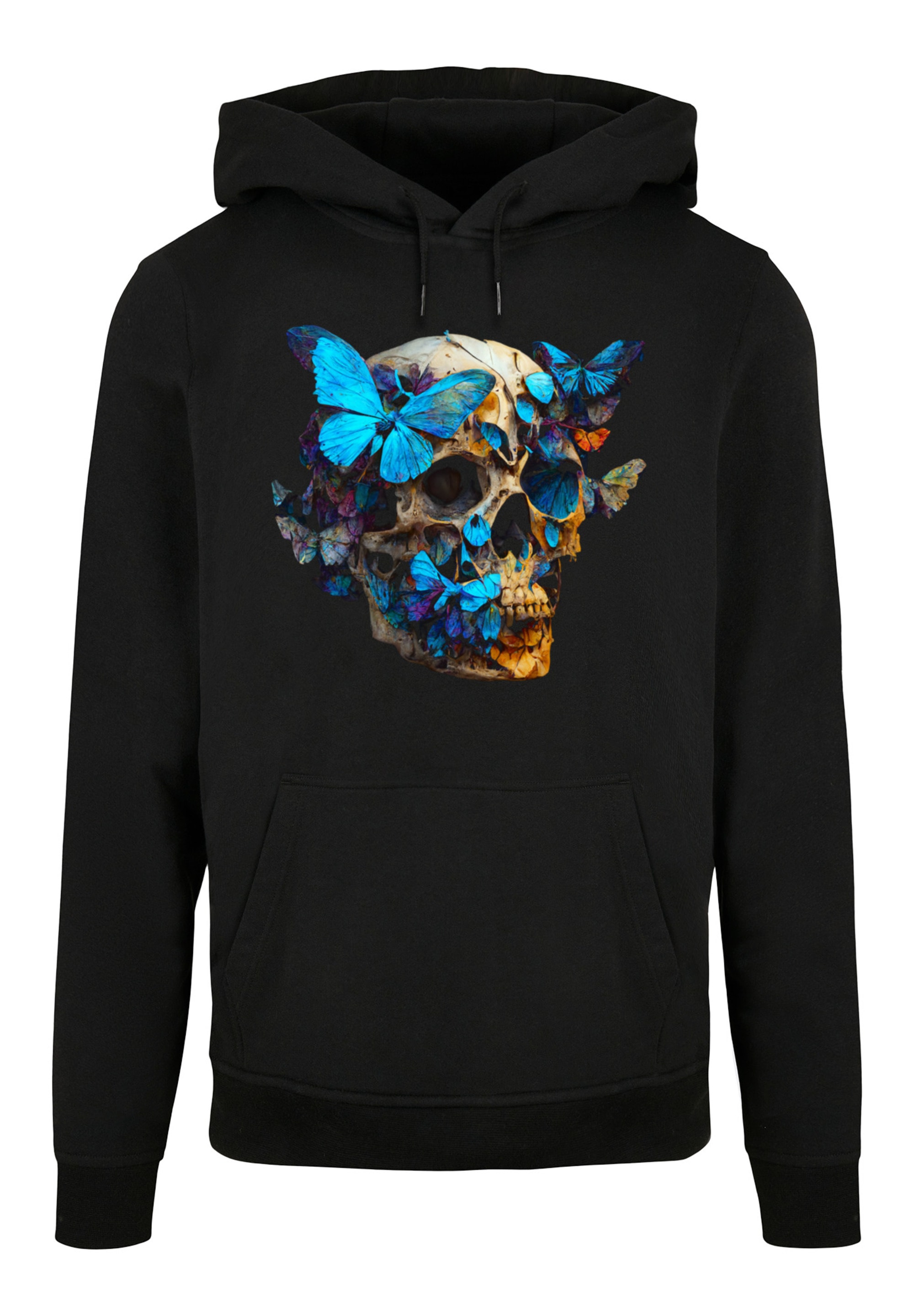 F4NT4STIC Kapuzenpullover "Schmetterling Skull HOODIE", Print günstig online kaufen