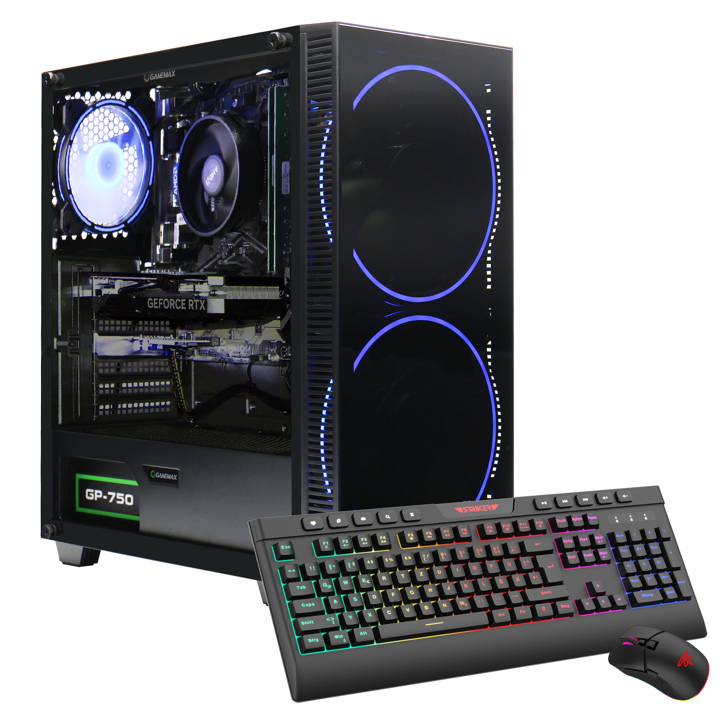GAMEMAX Gaming-PC »Black Hole 7426«, Windows 11, DDR5 RAM