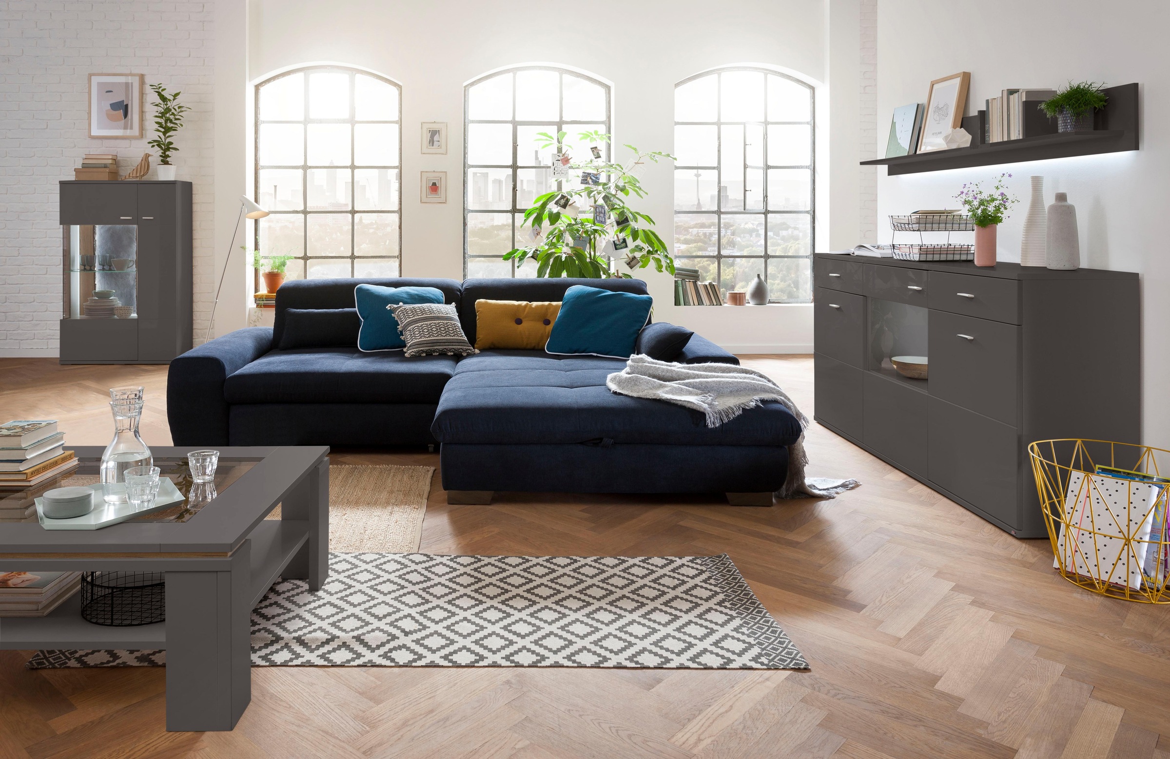 set one by Musterring Couchtisch "TACOMA" Typ 65 und 66, mit getönter Glasp günstig online kaufen