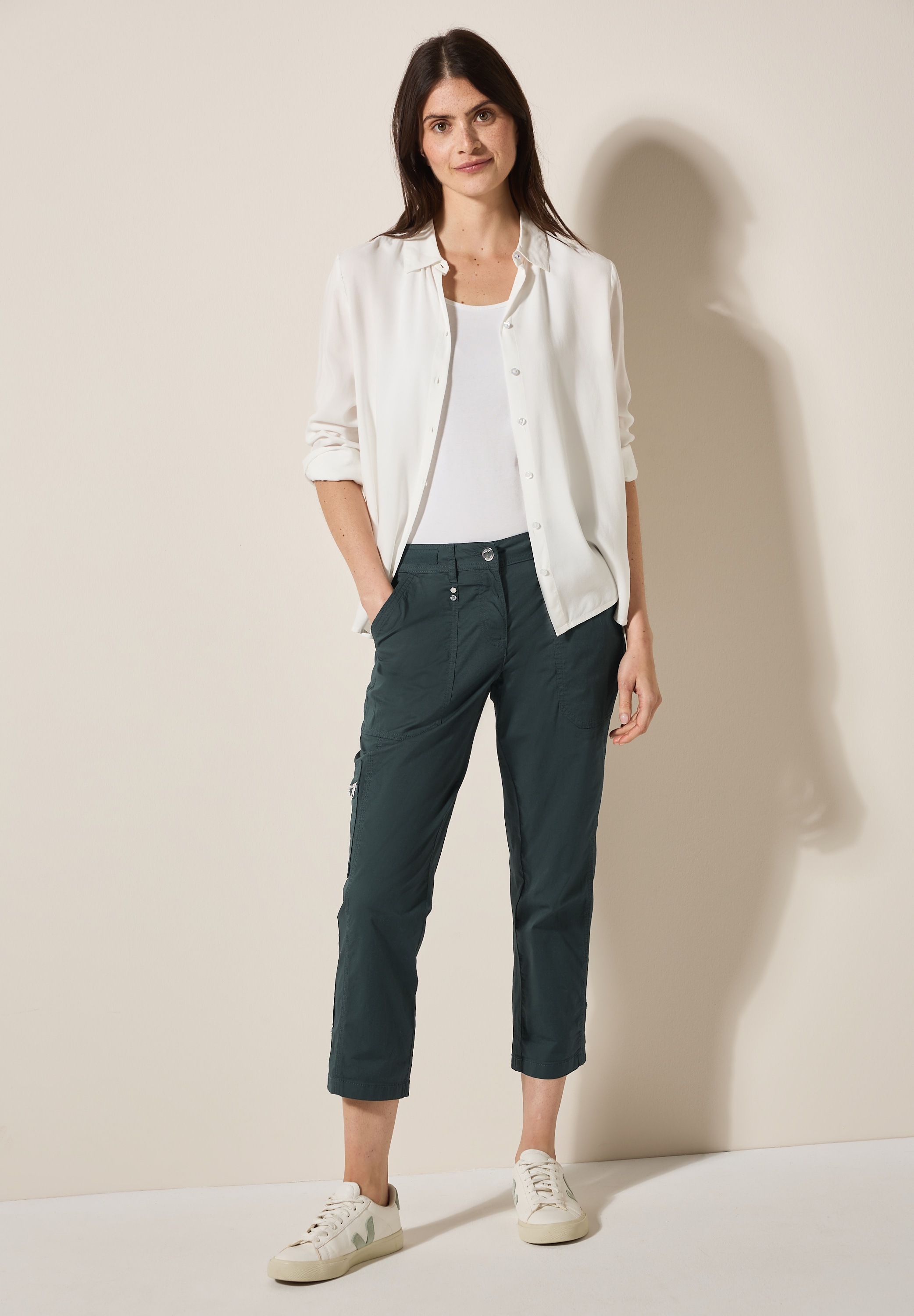 Thumbnail - Cecil Cargohose aus Baumwolle mit Stretchanteil