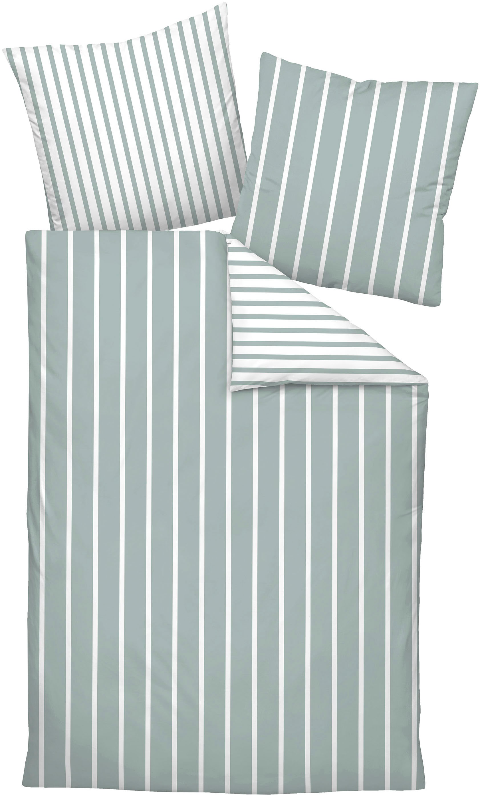 Janine Wendebettwäsche »Interlock-Jersey59028 3« mit Reissverschluss