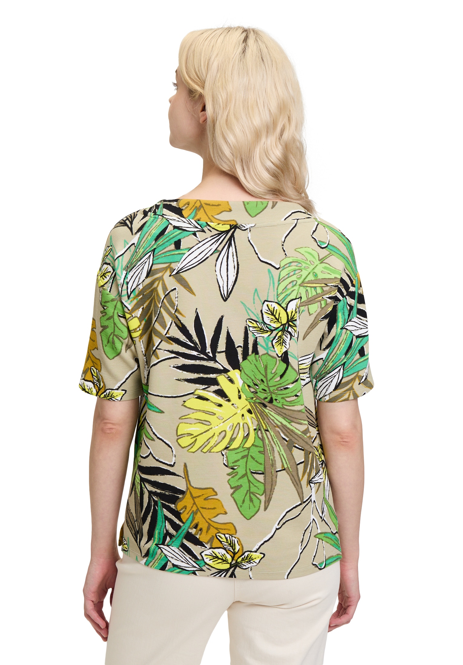 Betty Barclay Kurzarmshirt »Betty Barclay Sweatshirt mit Rippenstruktur«, (1 tlg.), Material