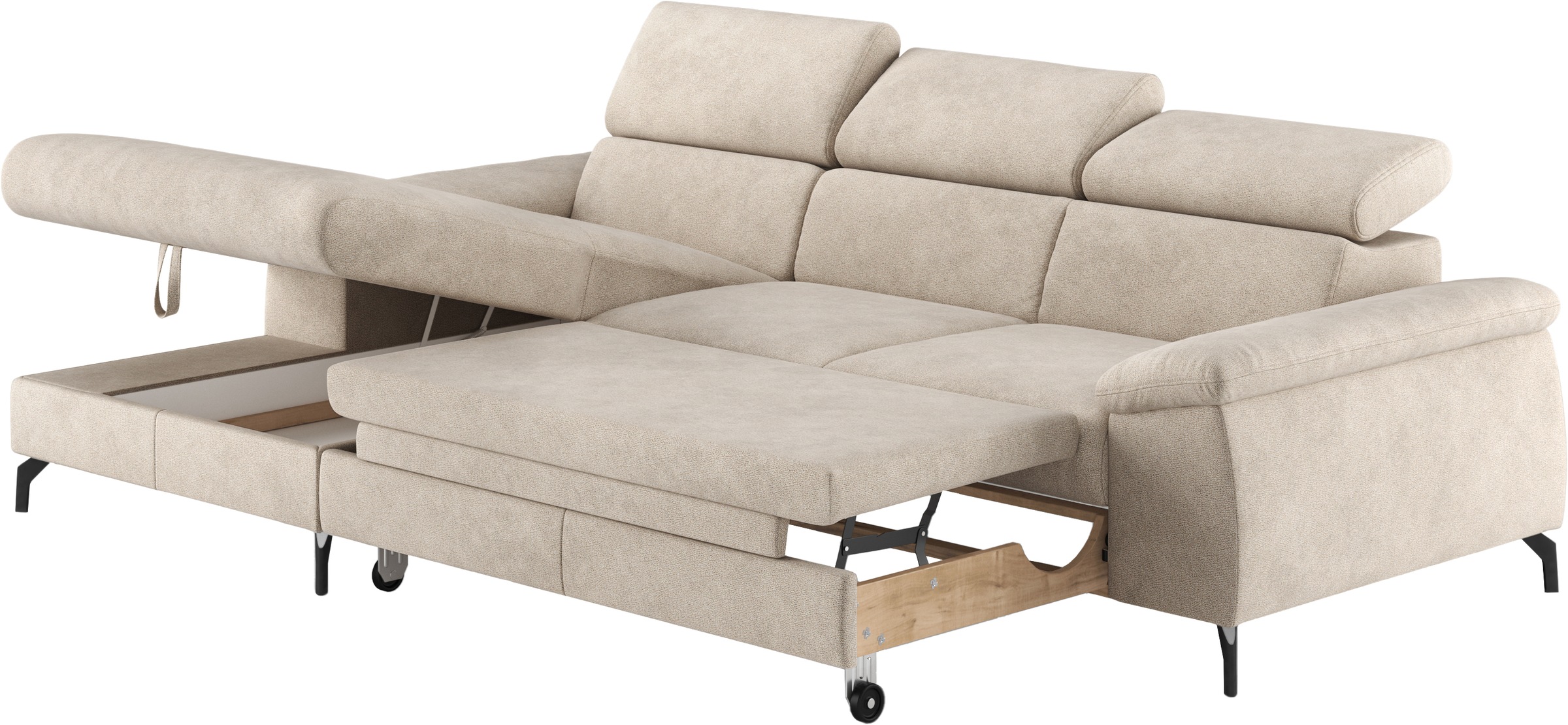 COTTA Ecksofa »Kitty L-Form«, Modern, L-Form, Bodenfreiheit 12,5 cm