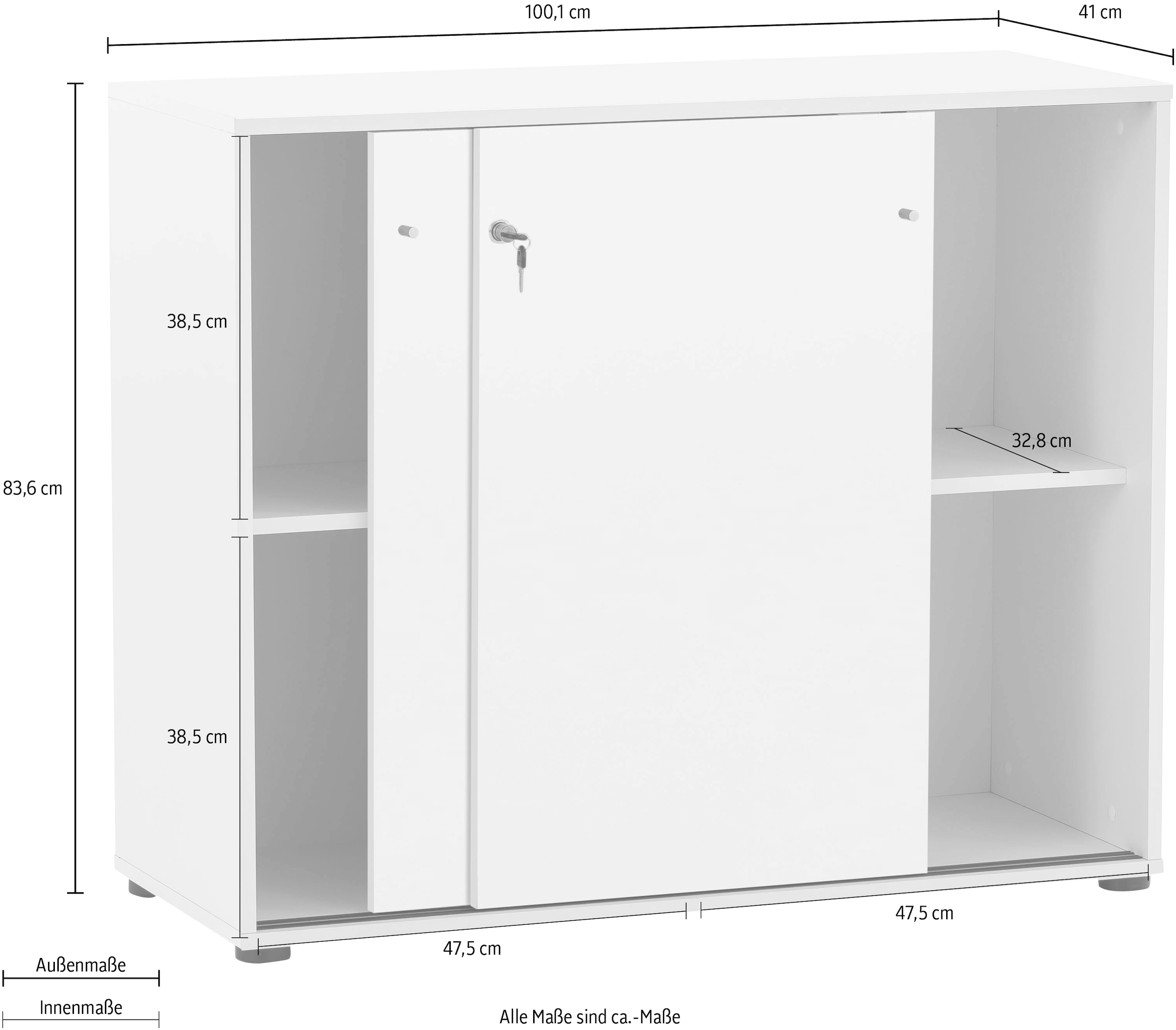 Schildmeyer Aktenschrank »Serie 400«, Breite 100 cm