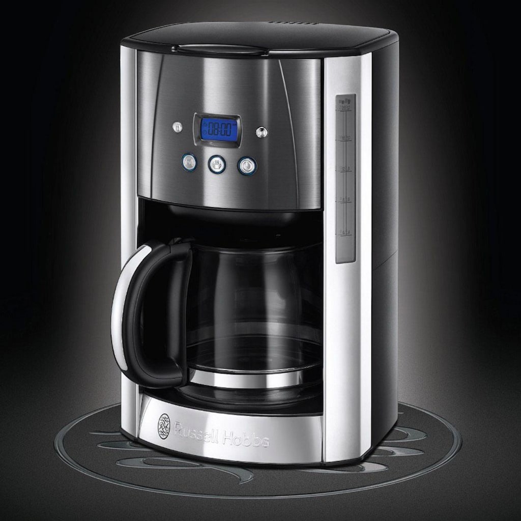 RUSSELL HOBBS Filterkaffeemaschine »Luna Moonlight Grey 23241-56«, 1,5 l Kaffeekanne, Papierfilter, 1x4