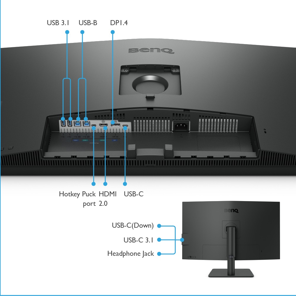 BenQ LCD-Monitor »PD3205U«, 80 cm/31,5 Zoll, 3840 x 2160 px, 4K Ultra HD