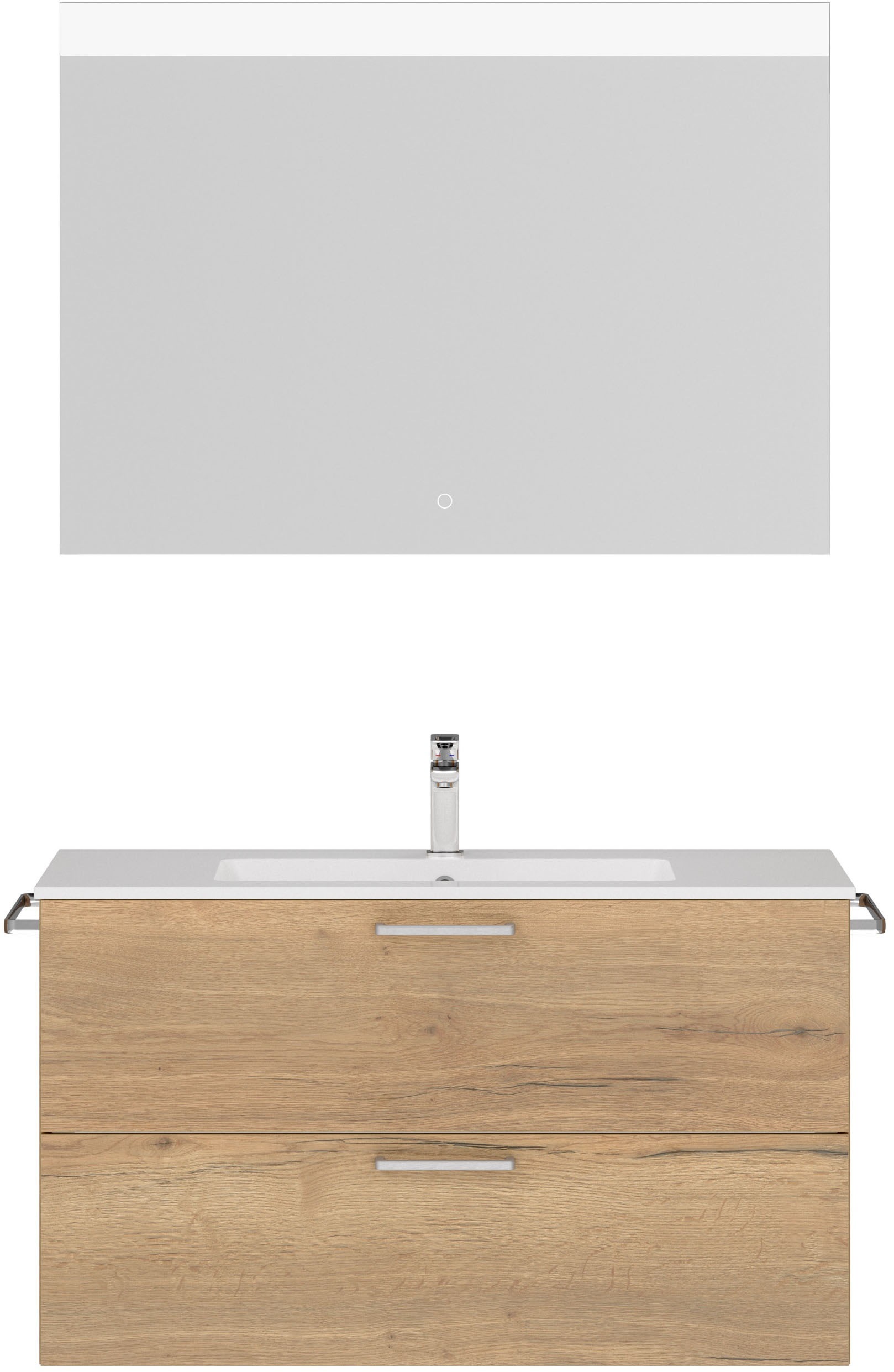 nobilia Badmöbel-Set "Tolvina" vormontiert, mit Soft-Close, 2 Stk. tlg. günstig online kaufen